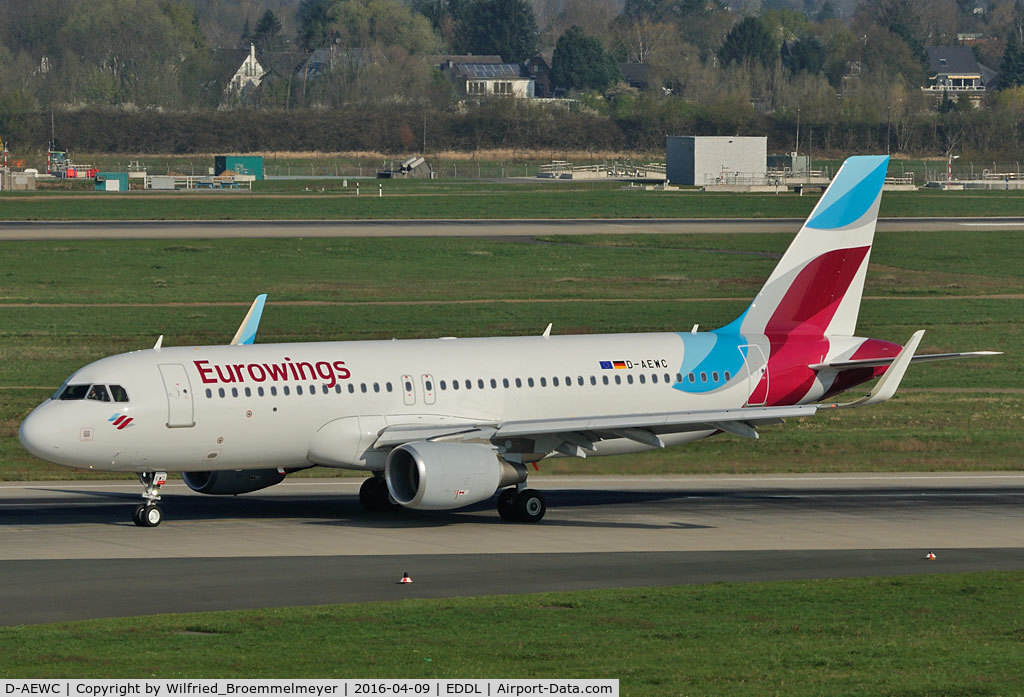 D-AEWC, 2016 Airbus A320-214 C/N 7012, (The new) Eurowings
