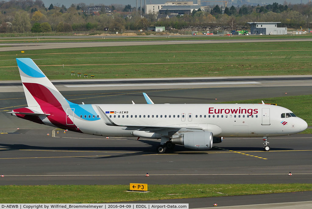 D-AEWB, 2016 Airbus A320-214 C/N 6992, Eurowings