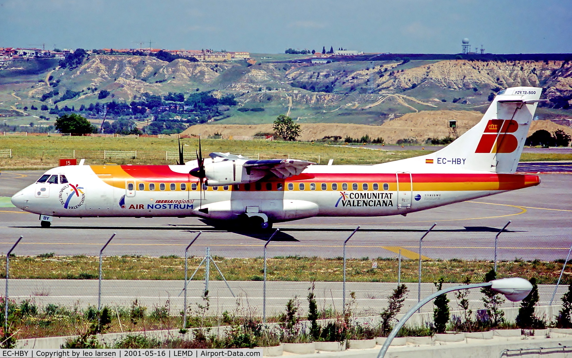EC-HBY, 1999 ATR 72-212A C/N 578, Madrid 16.5.01