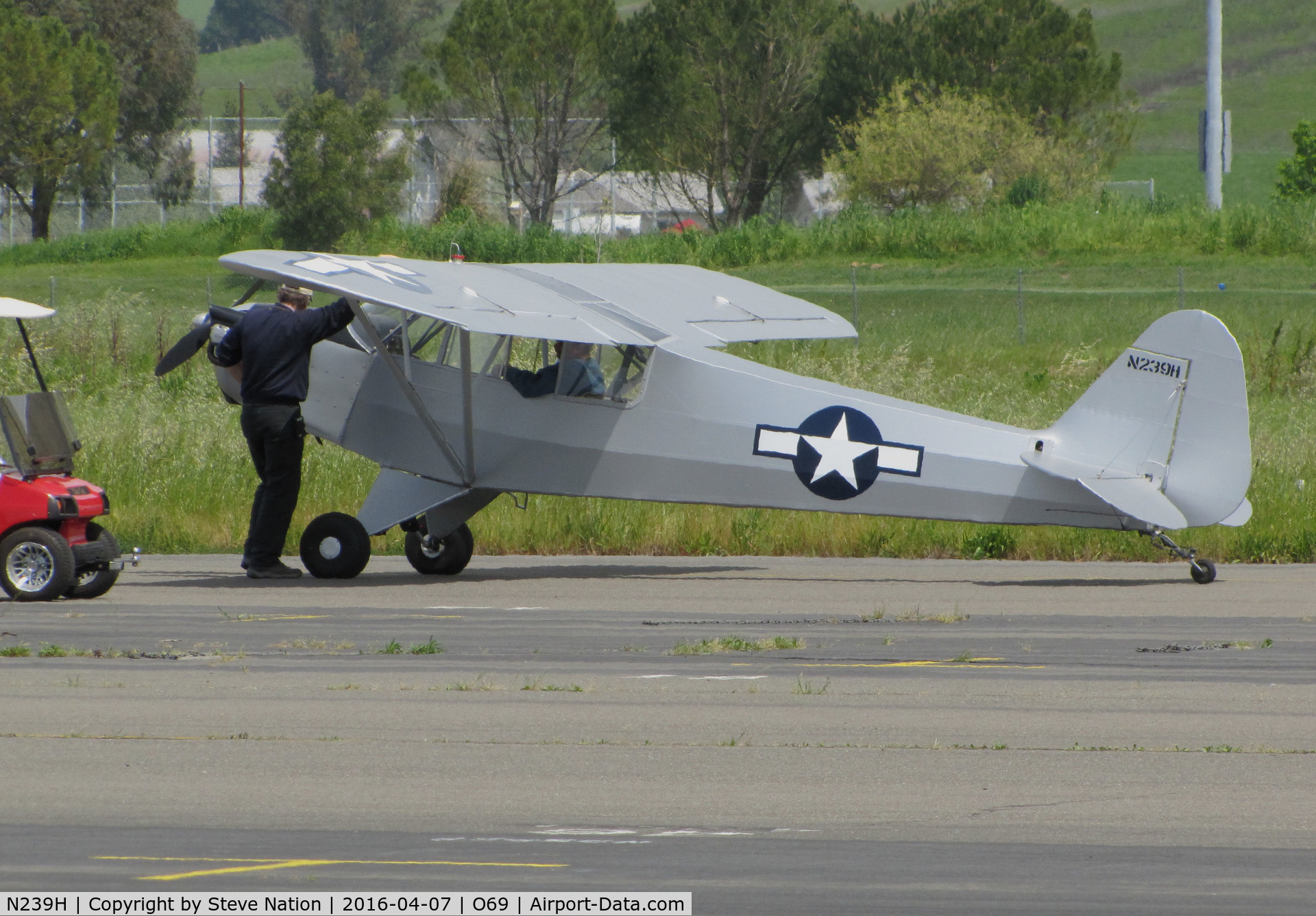 N239H, Piper CWJ3 Super Cub Replica C/N 4684, 