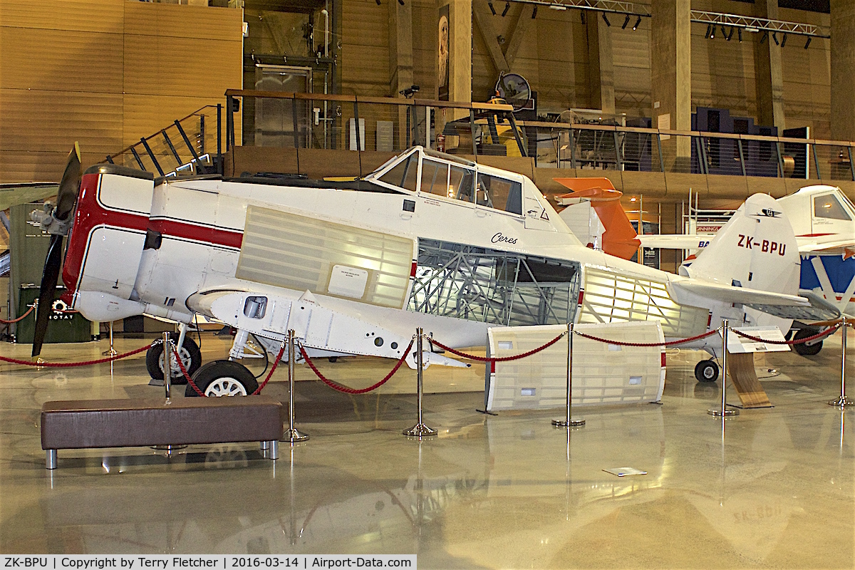 ZK-BPU, Commonwealth CA-28B Ceres C/N 4, Displayed at the Museum of Transport and Technology (MOTAT) in Auckland , New Zealand