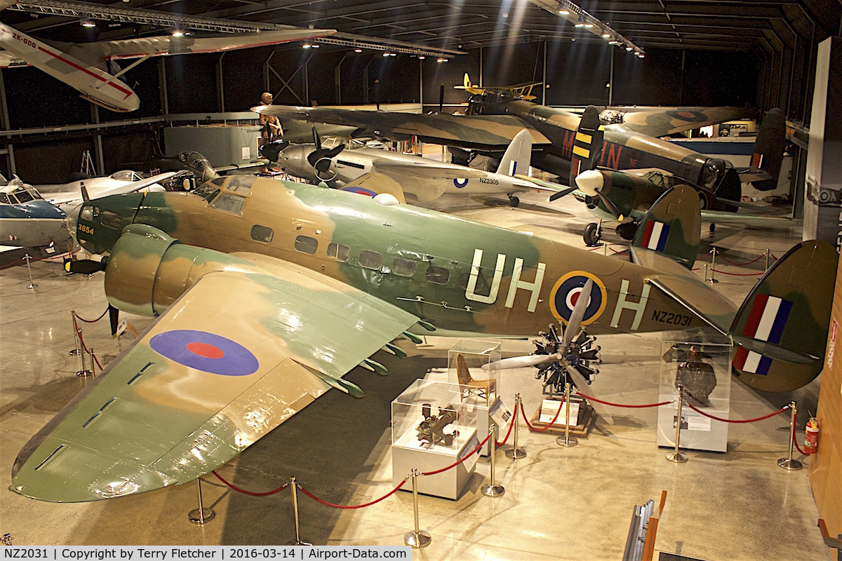 NZ2031, Lockheed Hudson III C/N 3854, Displayed at the Museum of Transport and Technology (MOTAT) in Auckland , New Zealand