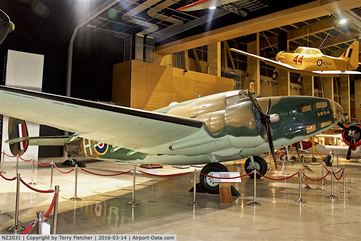 NZ2031, Lockheed Hudson III C/N 3854, Displayed at the Museum of Transport and Technology (MOTAT) in Auckland , New Zealand