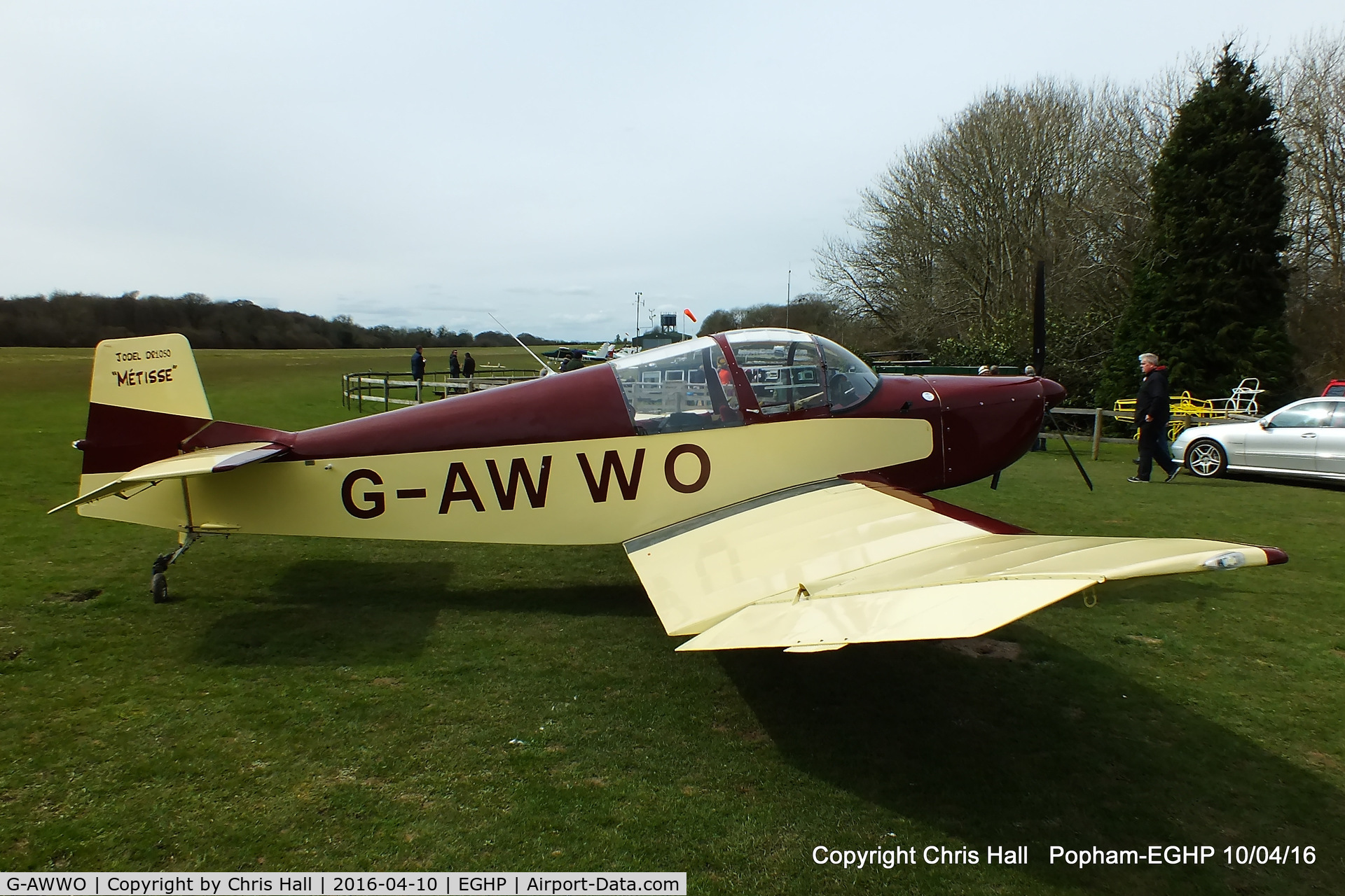 G-AWWO, 1964 CEA Jodel DR-1050 Sicile C/N 552, at the Jodel fly in at Popham