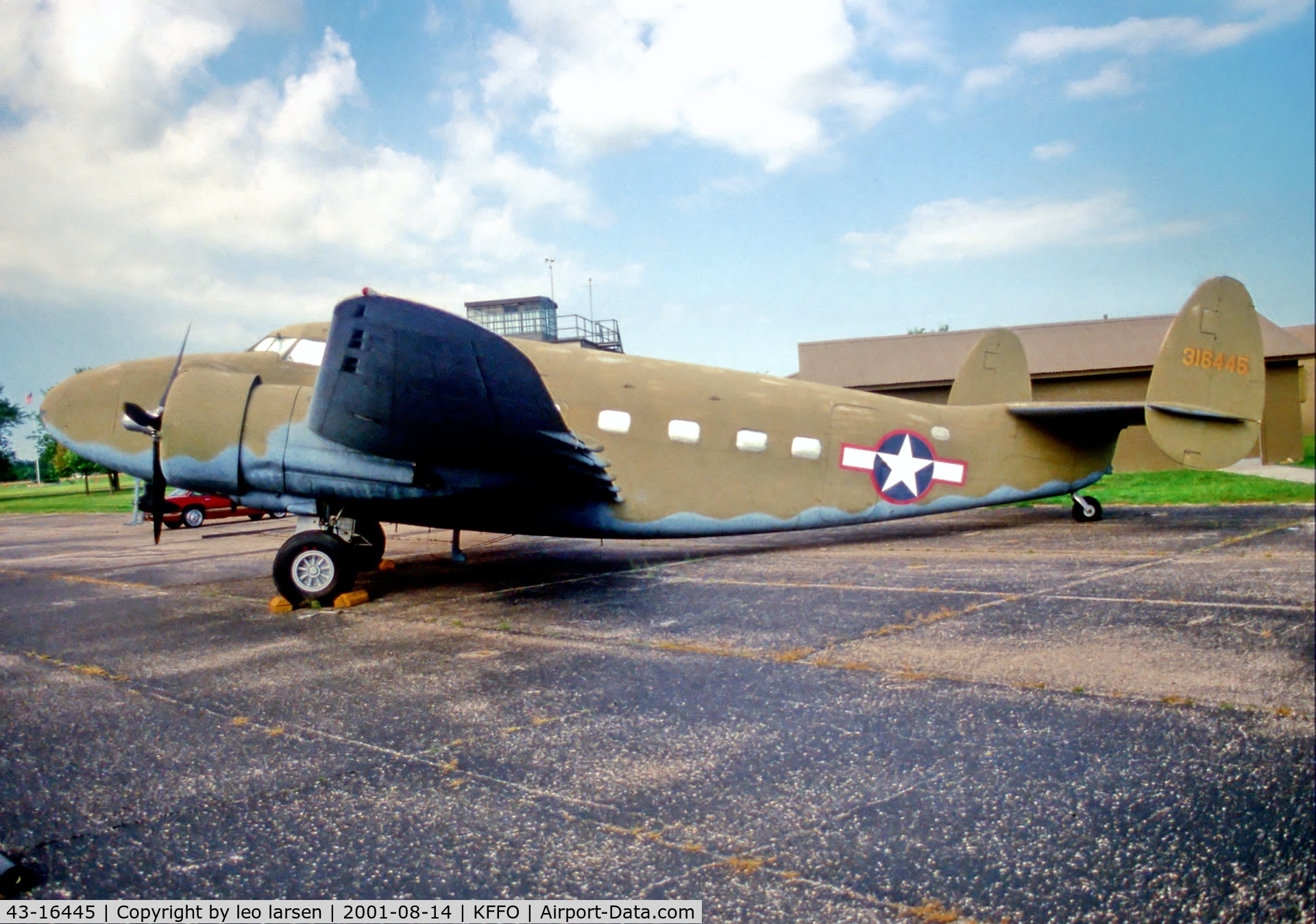 43-16445, 1943 Lockheed C-60A-5-LO Lodestar C/N 2606, USAF Museum Dayton 14.8.01