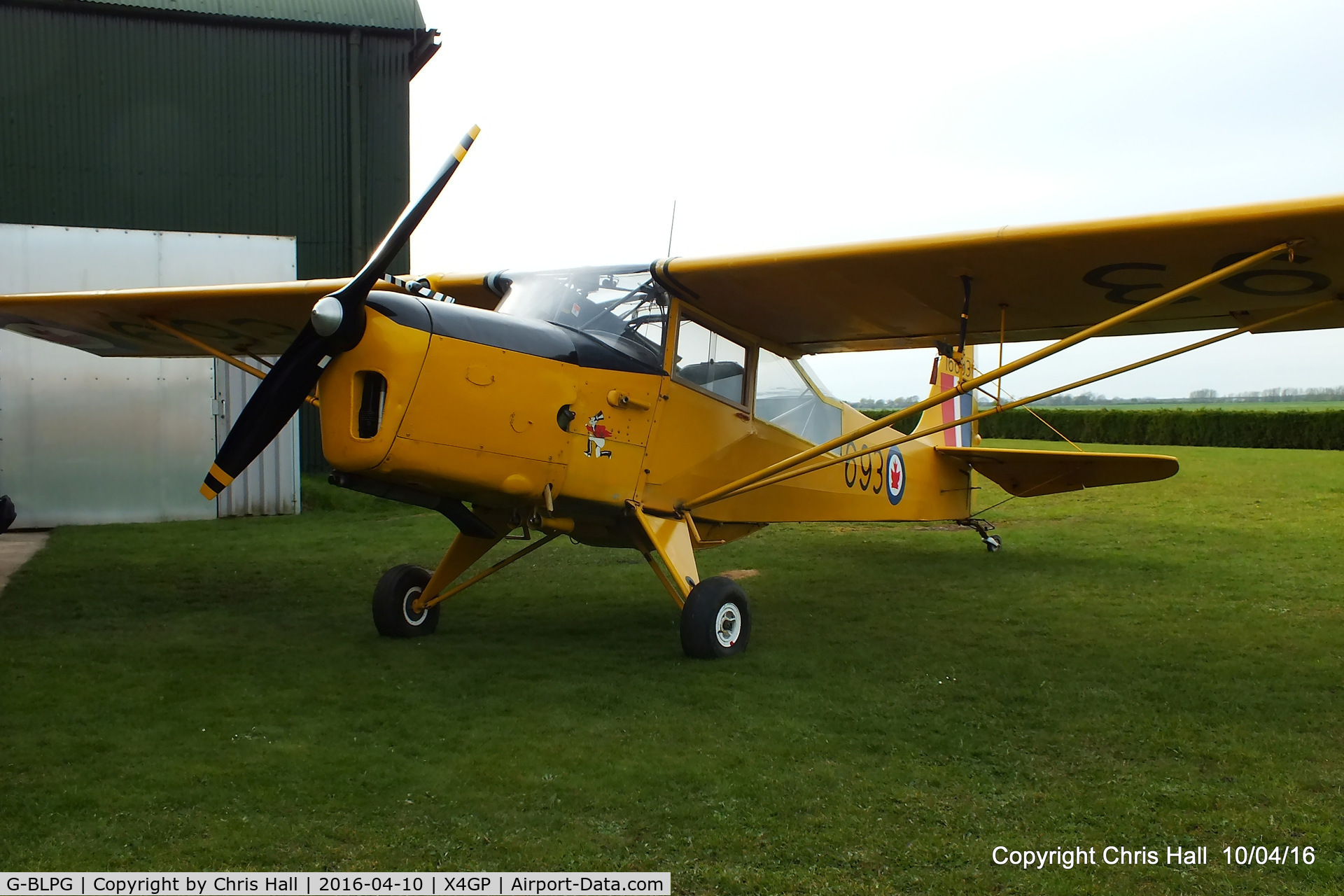 G-BLPG, 1959 Auster J-1N Alpha C/N 3395, on a private strip in Lincolnshire