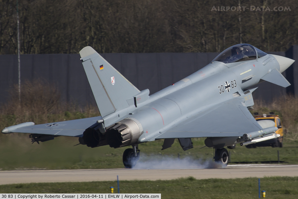 30 83, Eurofighter EF-2000 Typhoon S C/N GS063, Frisian Flag 2016