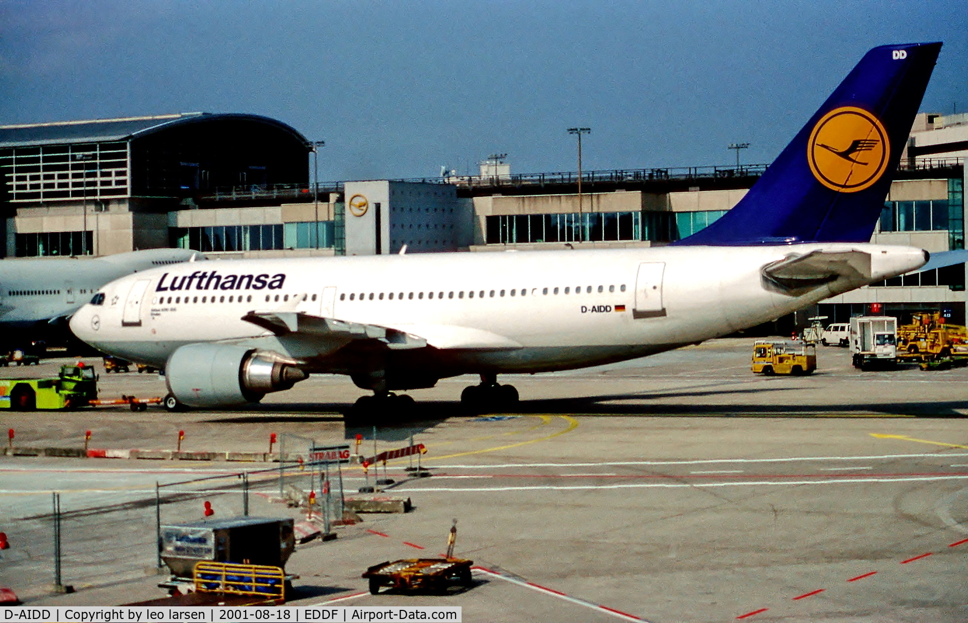 D-AIDD, 1989 Airbus A310-304 C/N 488, Frankfurt 18.8.01