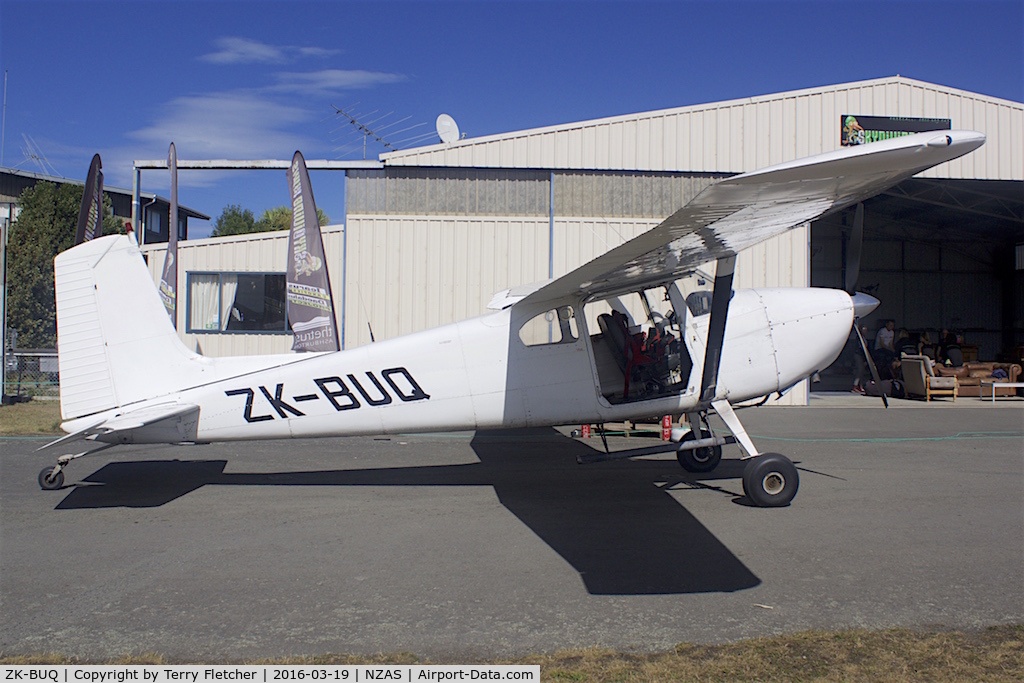 ZK-BUQ, Cessna 180A C/N 32995, At Ashburton , South Island , New Zealand