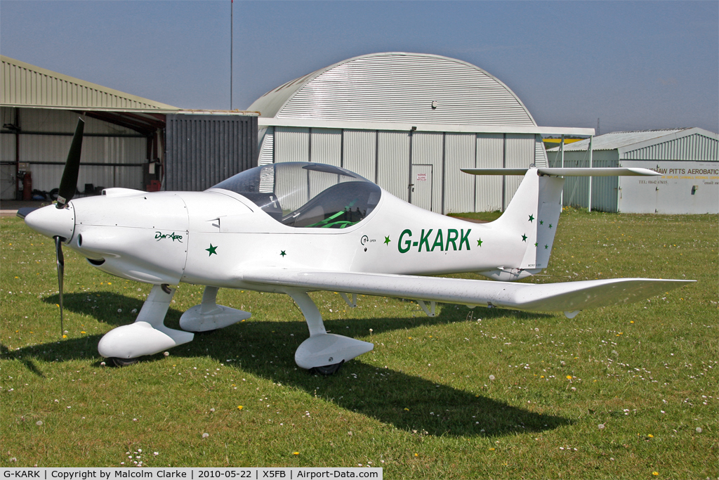 G-KARK, 2006 Dyn'Aero MCR-01 Club C/N PFA 301A-14010, Dyn'Aero MCR-01 Club at Fishburn Airfield, May 2010.