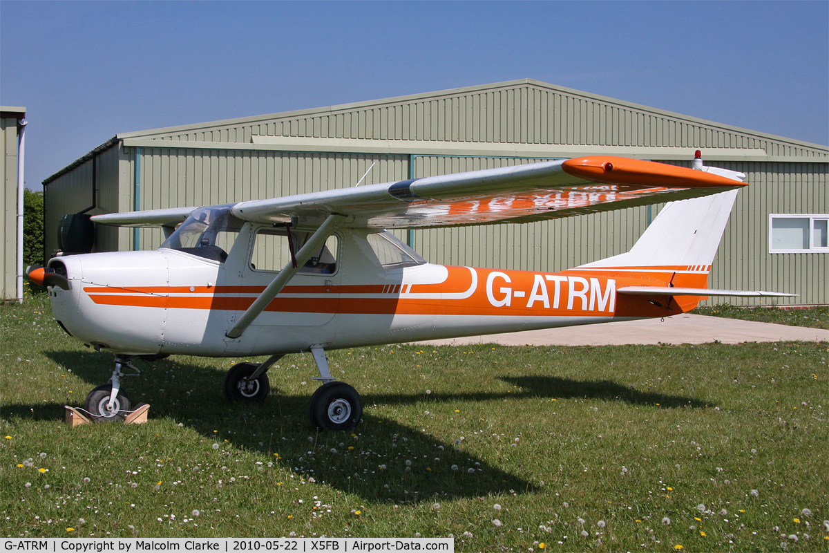 G-ATRM, 1966 Reims F150F C/N 0053, Reims F150F, Fishburn Airfield, May 2010.