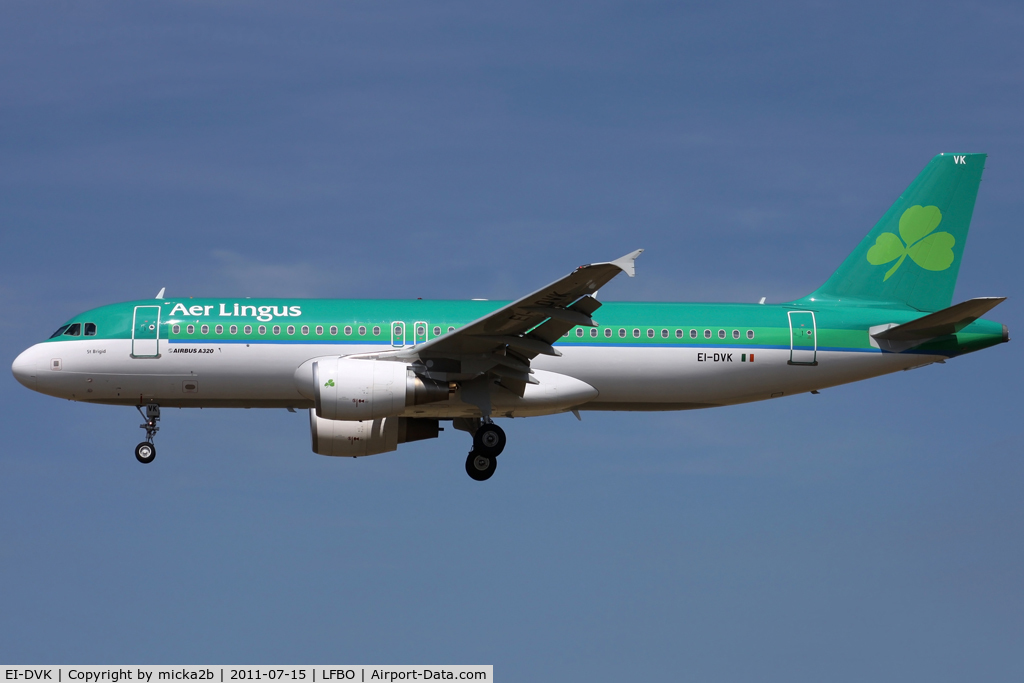 EI-DVK, 2011 Airbus A320-214 C/N 4572, Landing