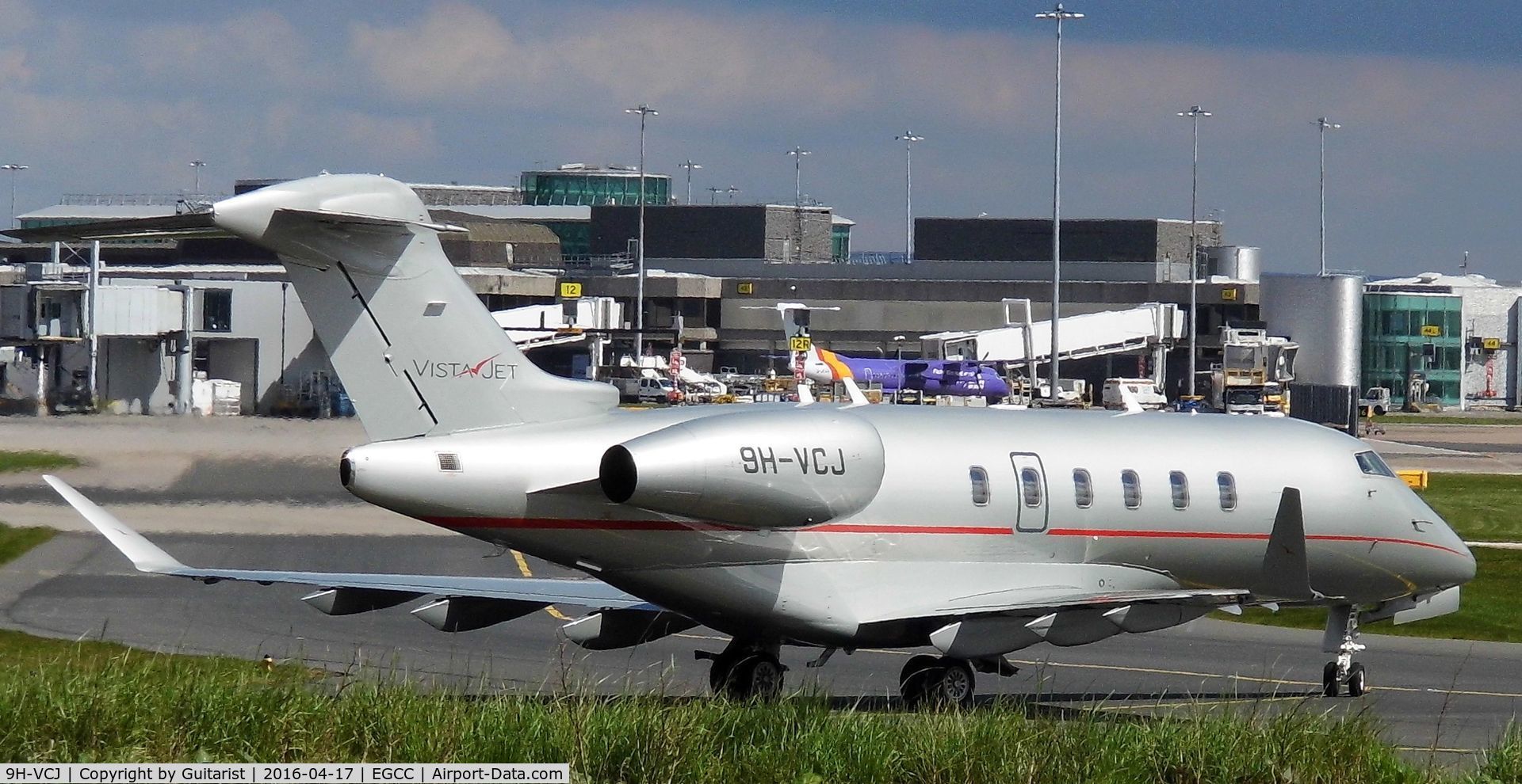 9H-VCJ, 2011 Bombardier Challenger 350 (BD-100-1A10) C/N 20560, At manchester