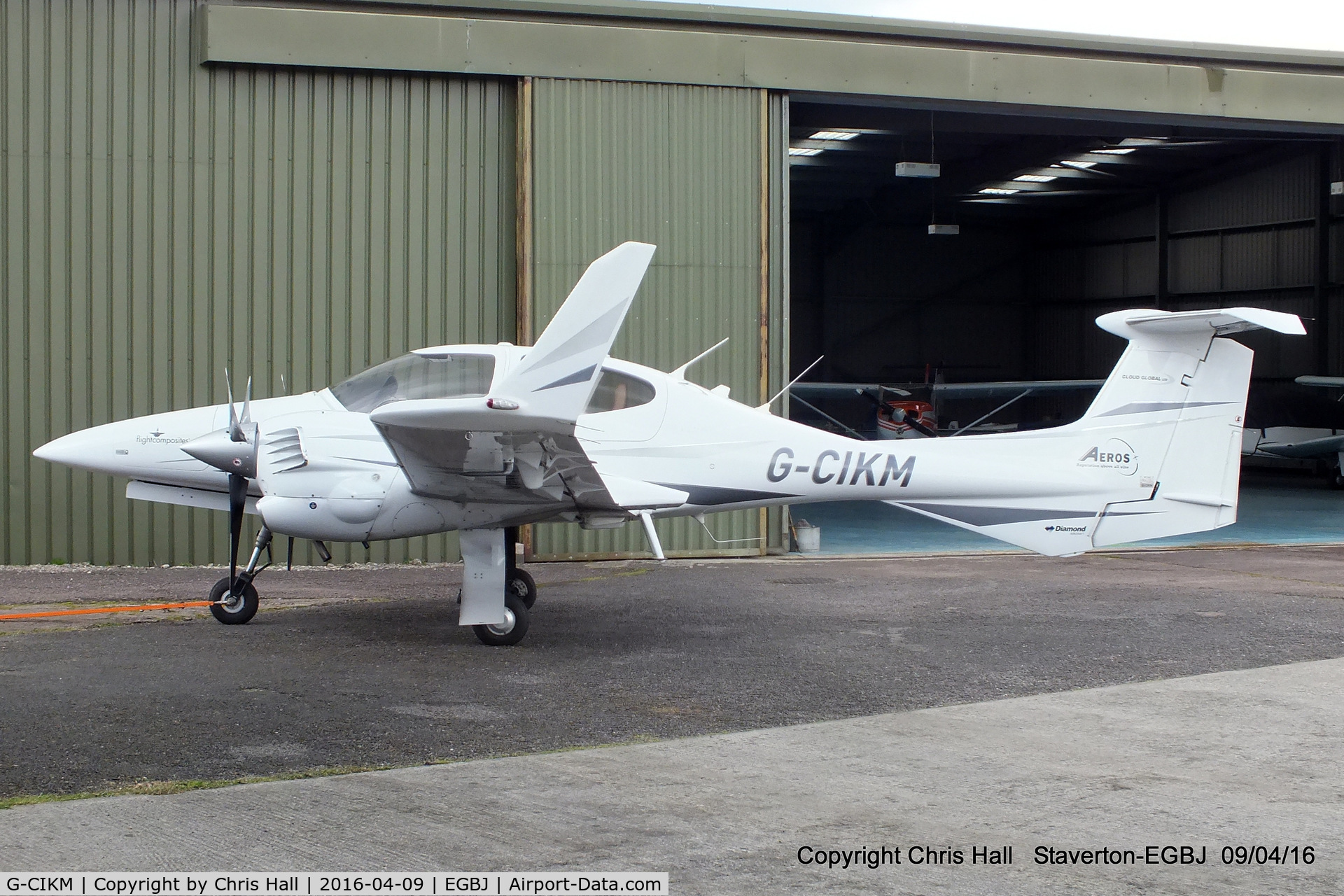 G-CIKM, 2008 Diamond DA-42 Twin Star C/N 42.367, at Staverton