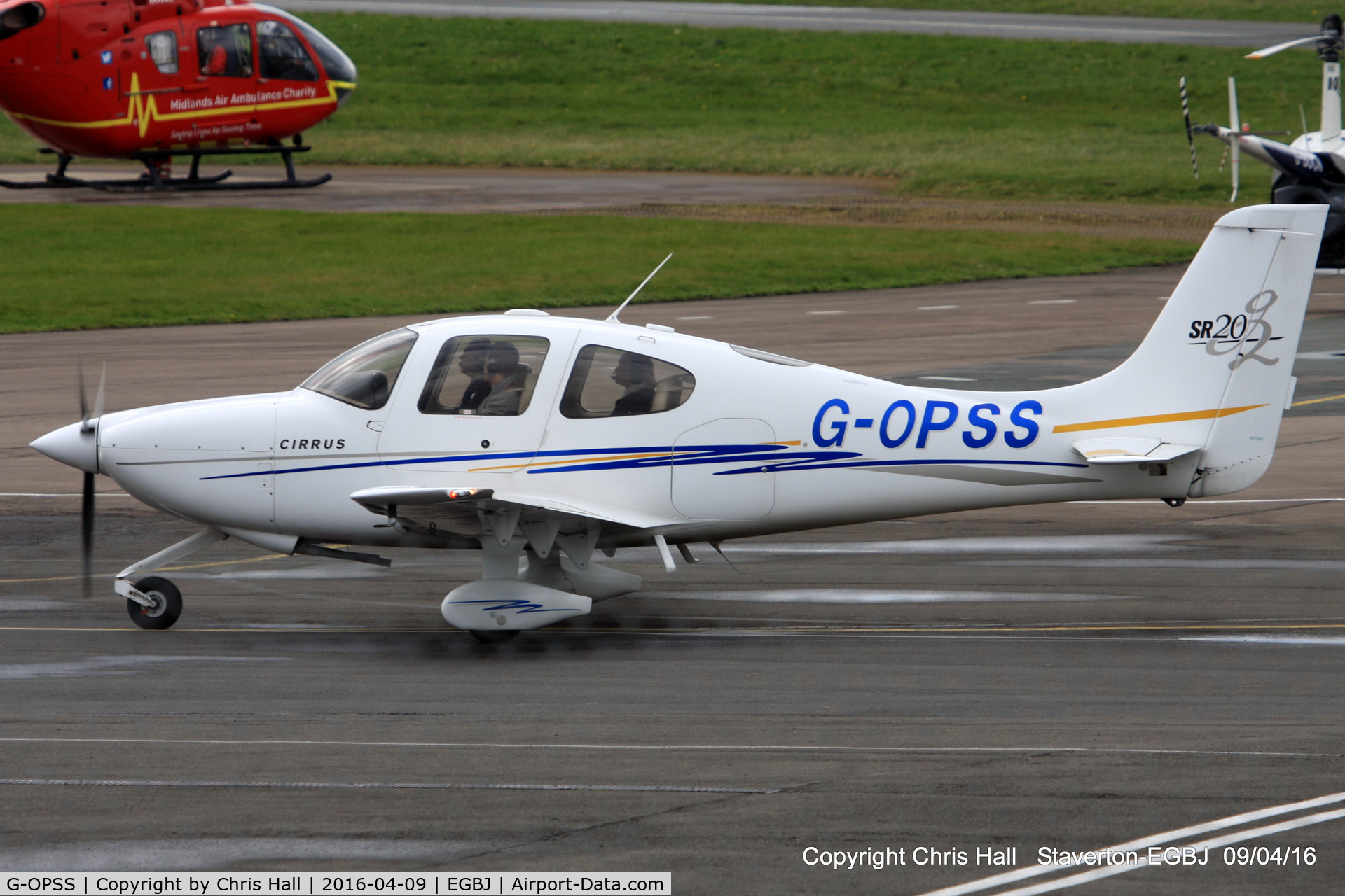 G-OPSS, 2004 Cirrus SR20 G2 C/N 1458, at Staverton