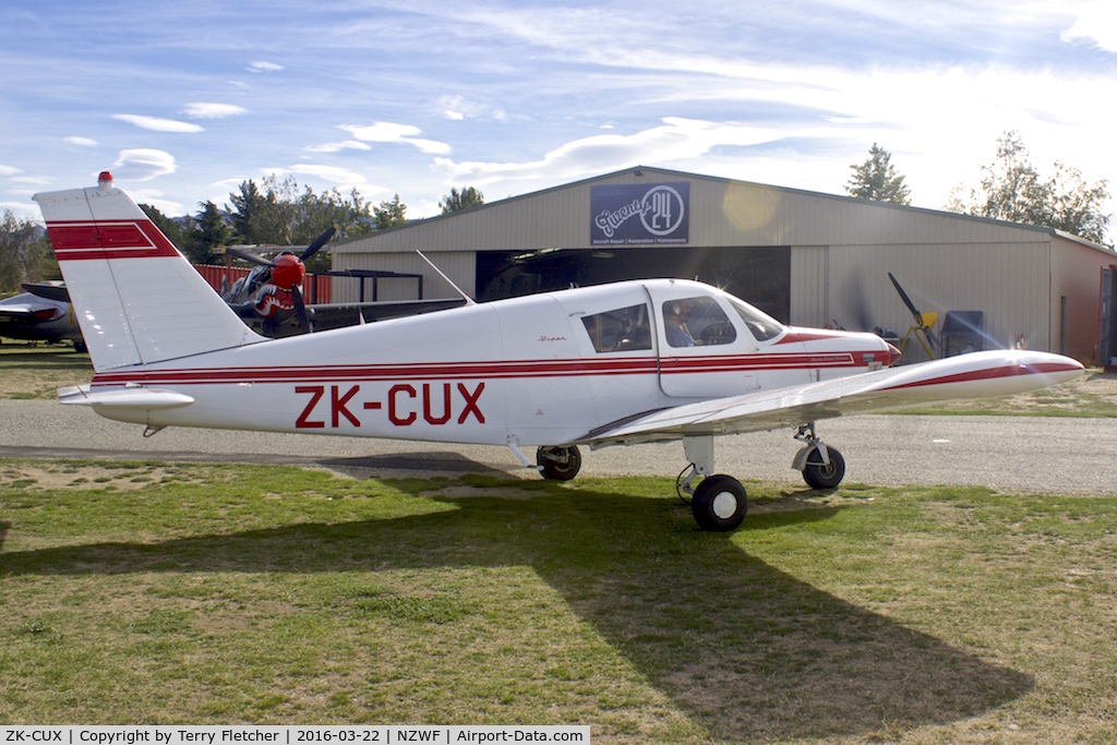 ZK-CUX, Piper PA-28-140 C/N 28-26943, At Wanaka