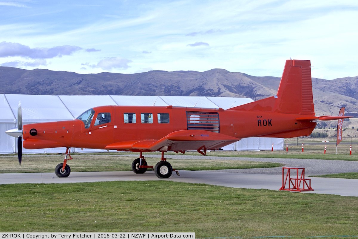 ZK-ROK, Pacific Aerospace Cresco 08-600 C/N 033, At Wanaka
