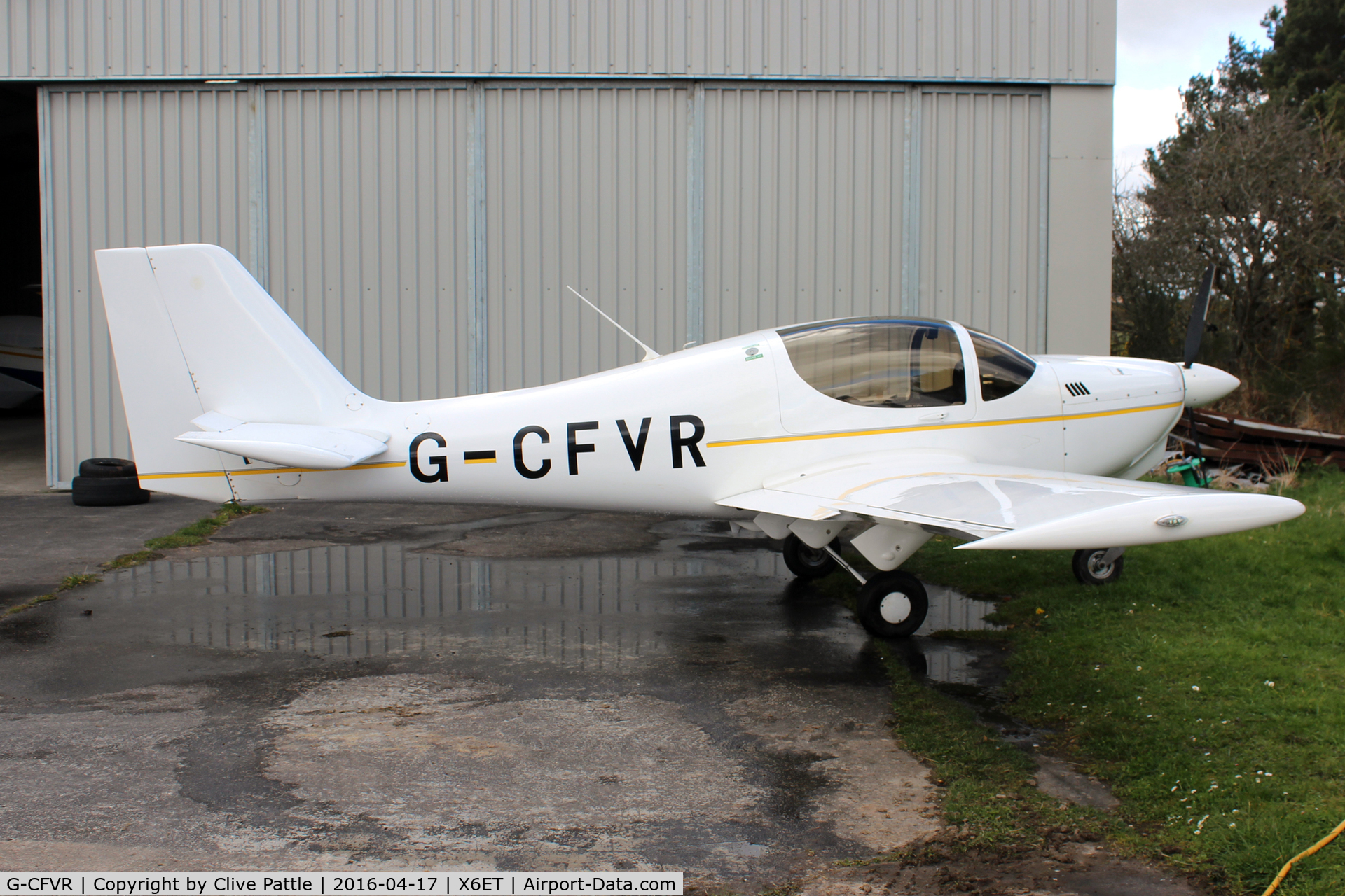 G-CFVR, 2009 Europa XS Tri-Gear C/N PFA 247-14543, Parked up at Easterton Gliding field, Elgin, Moray.