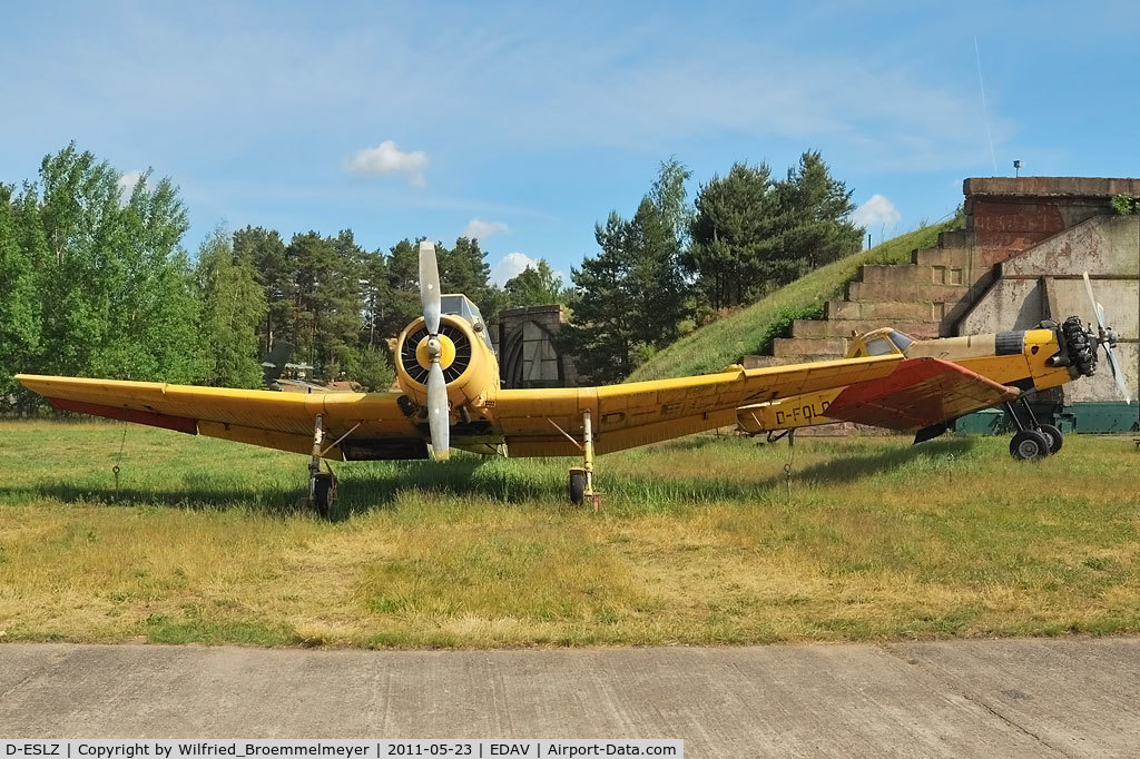 D-ESLZ, 1972 Let Z-37A Cmelak C/N 15-14, Stored in Museum at Filow (former NVA - East German Air Force - Airfield)