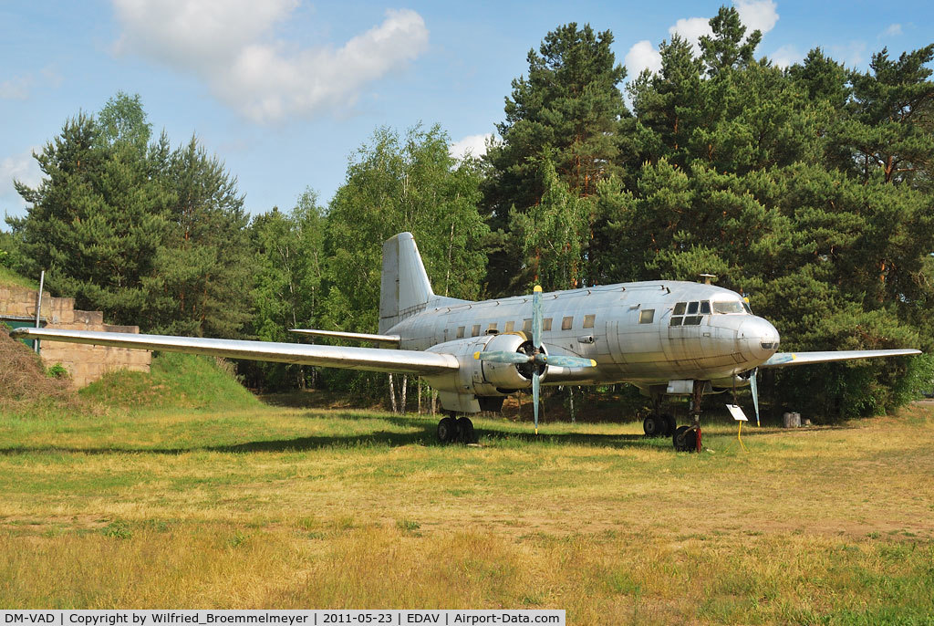 DM-VAD, 1958 Ilyushin (VEB) Il-14P C/N 14803035, Displayed at Finow Air Museum.