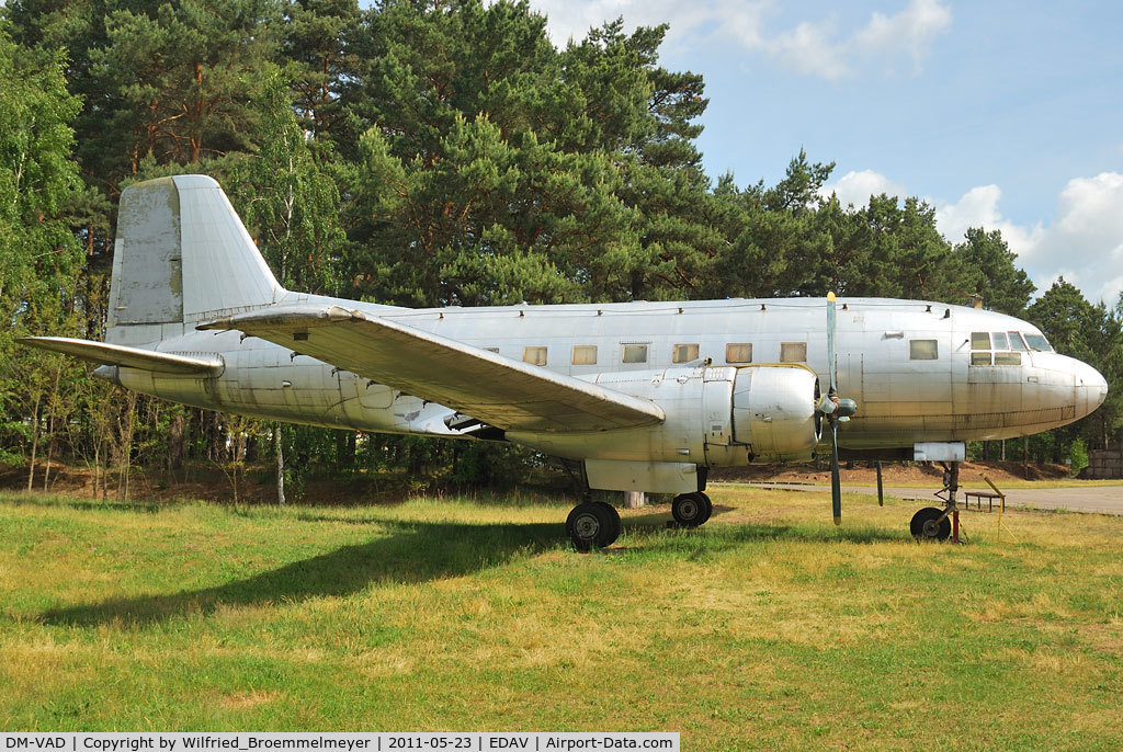DM-VAD, 1958 Ilyushin (VEB) Il-14P C/N 14803035, Displayed at Finow Air Museum (former NVA - East German Air Force / Soviet Air Force - Airfield)