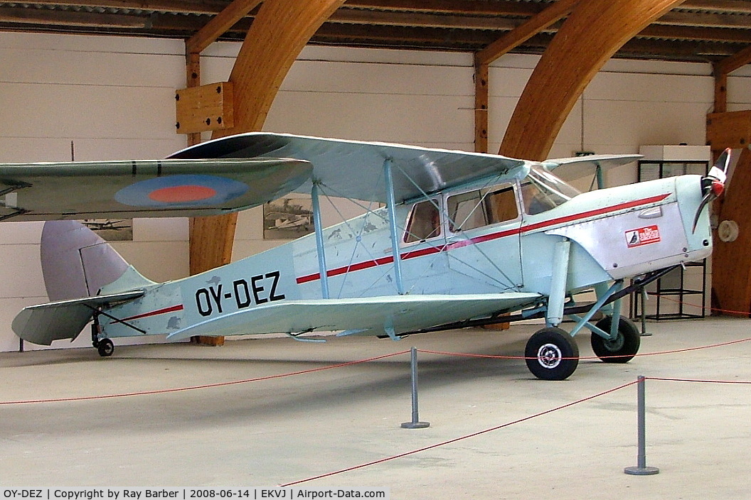 OY-DEZ, 1935 De Havilland DH.87B Hornet Moth C/N 8040, De Havilland DH.87B Hornet Moth [8040] Stauning~OY 14/06/2008