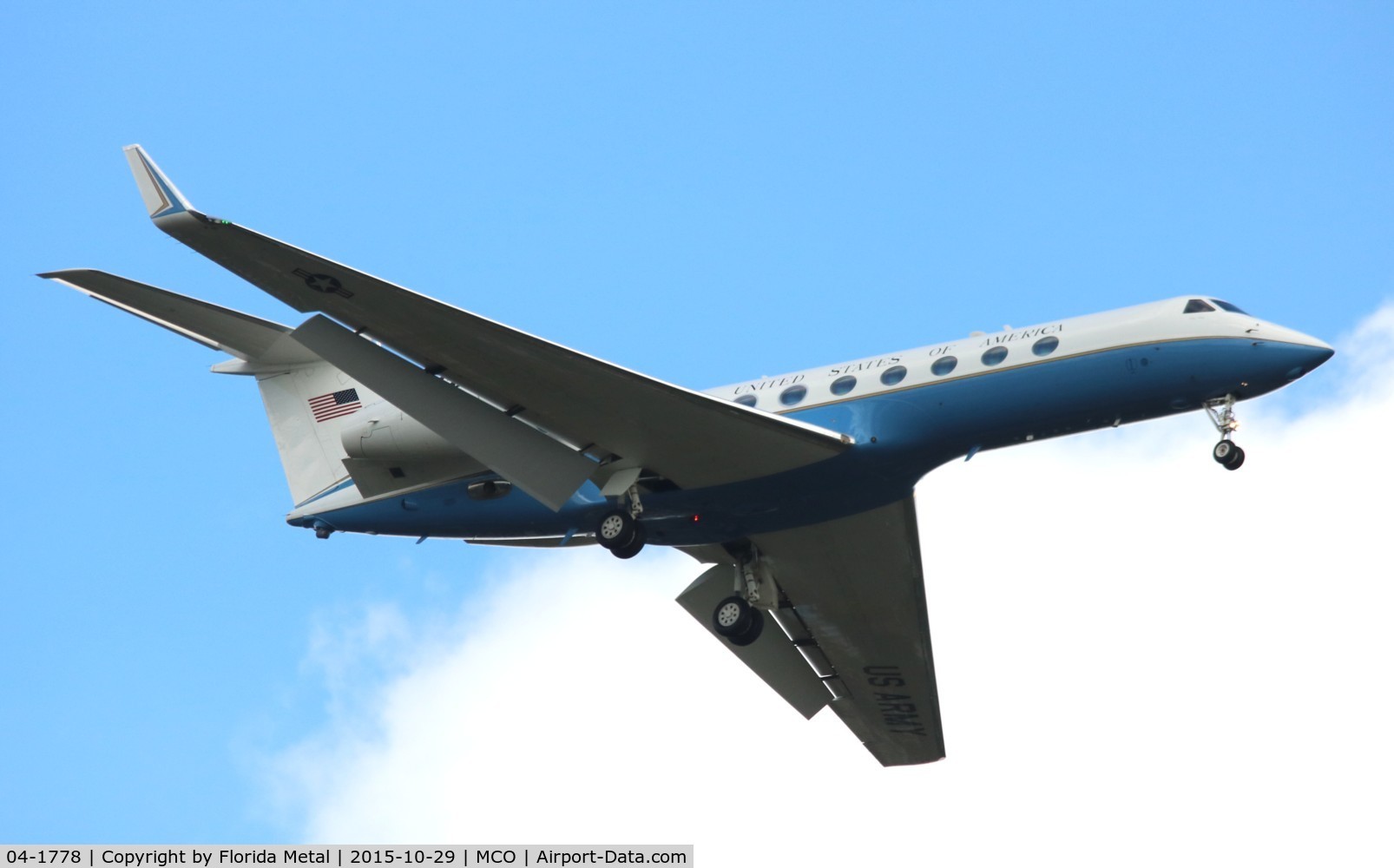 04-1778, 2004 Gulfstream G-V (C-37B) C/N 5034, C-37B