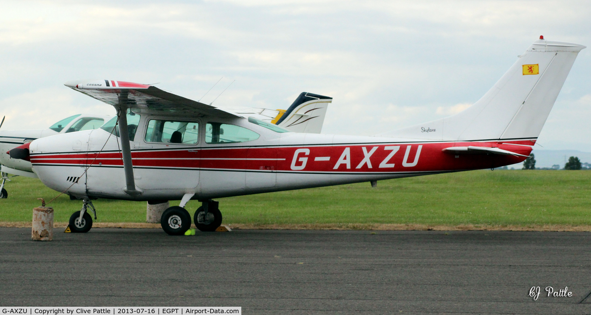 G-AXZU, 1969 Cessna 182N Skylane C/N 182-60104, At Perth EGPT
