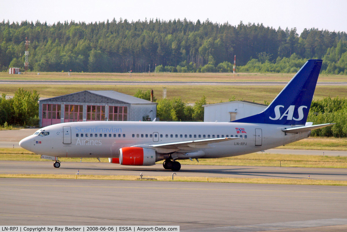 LN-RPJ, 2000 Boeing 737-783 C/N 30192, Boeing 737-783 [30192] (SAS Scandinavian Airlines) Stockholm-Arlanda~SE 06/06/2008