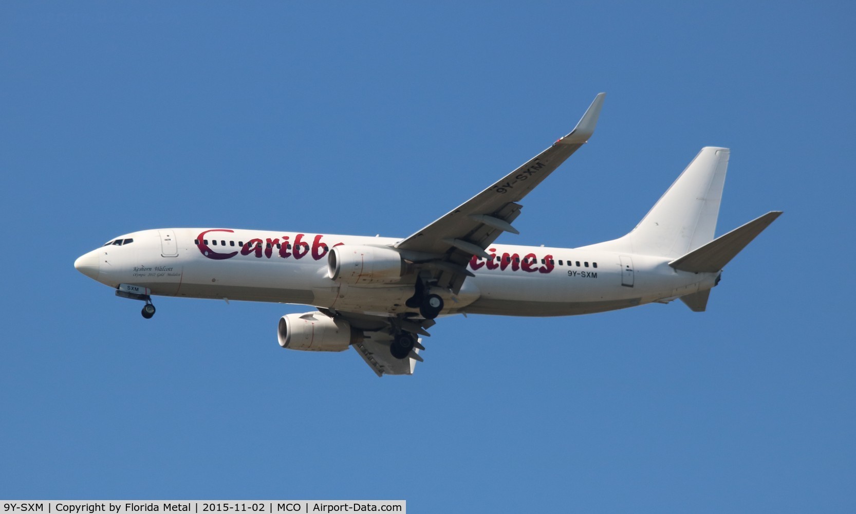 9Y-SXM, 2011 Boeing 737-8HO C/N 37935, Caribbean