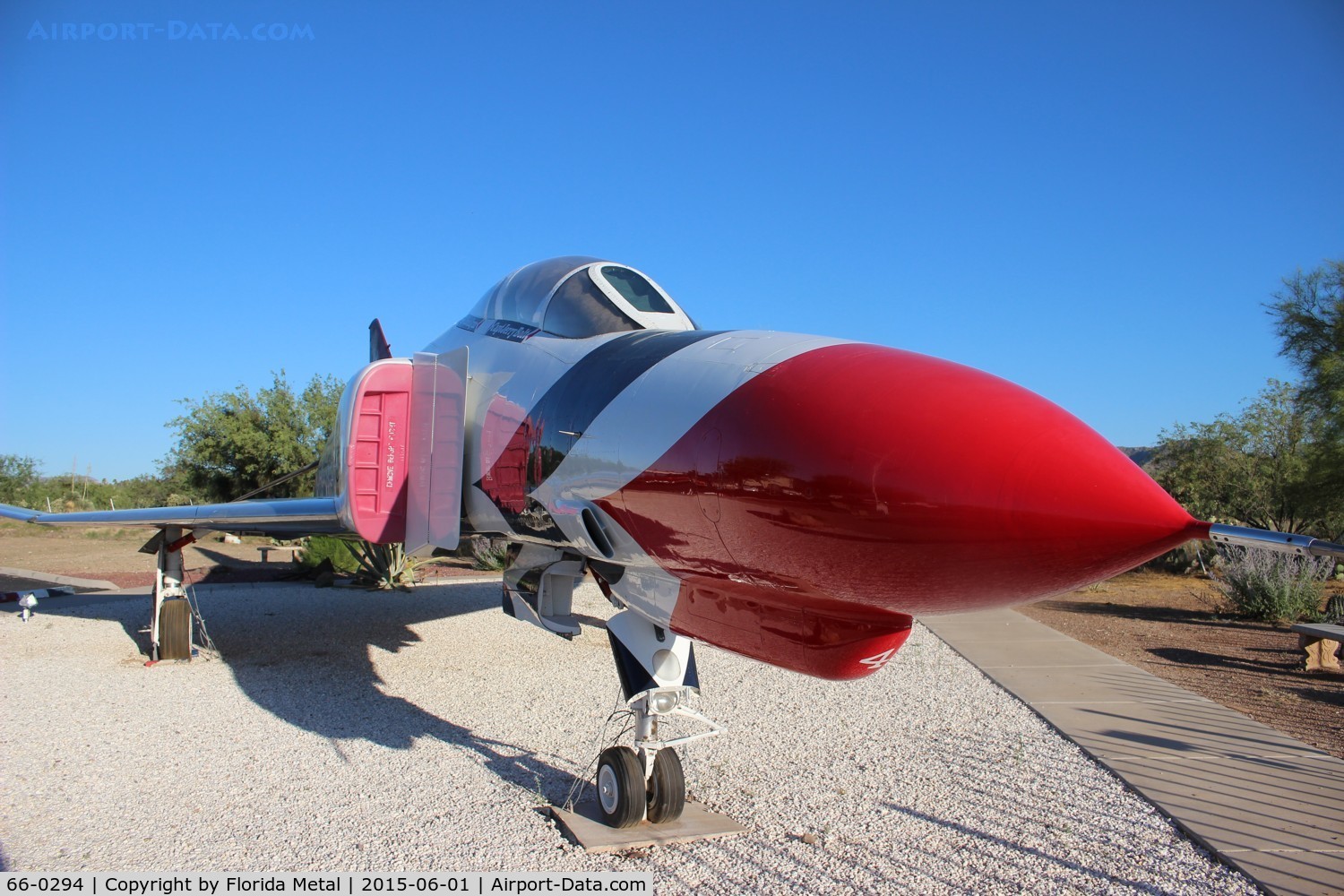 66-0294, 1966 McDonnell F-4E Phantom II C/N 2389, Phantom at a Veterans hall in Corona Del Tucson AZ