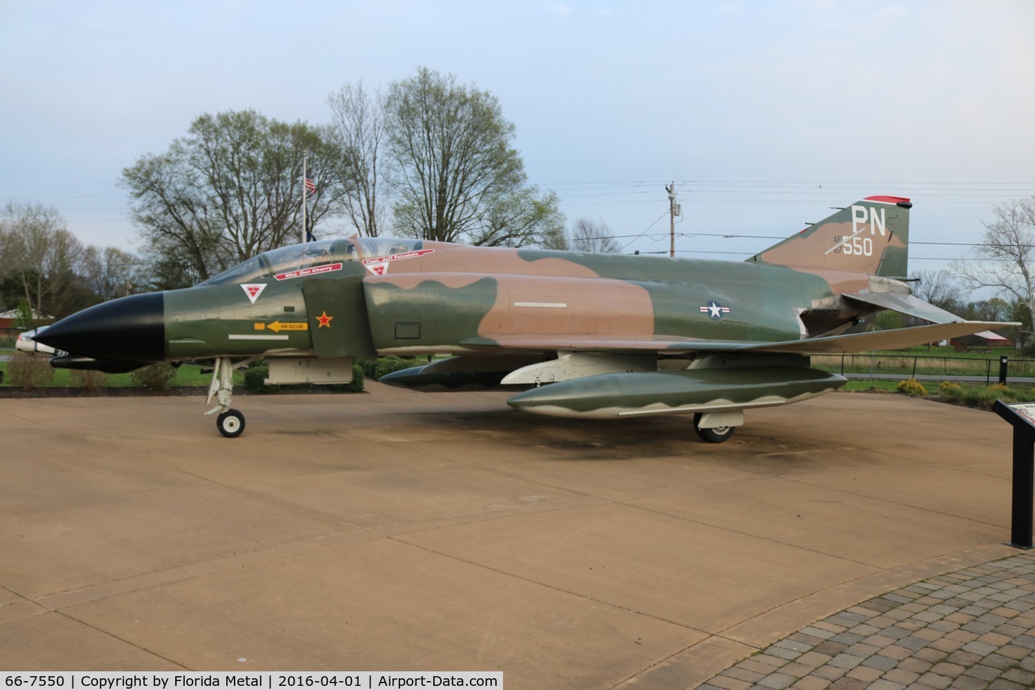 66-7550, 1966 McDonnell F-4D-30-MC Phantom II C/N 2085, F-4D Phantom in Bowling Green Kentucky