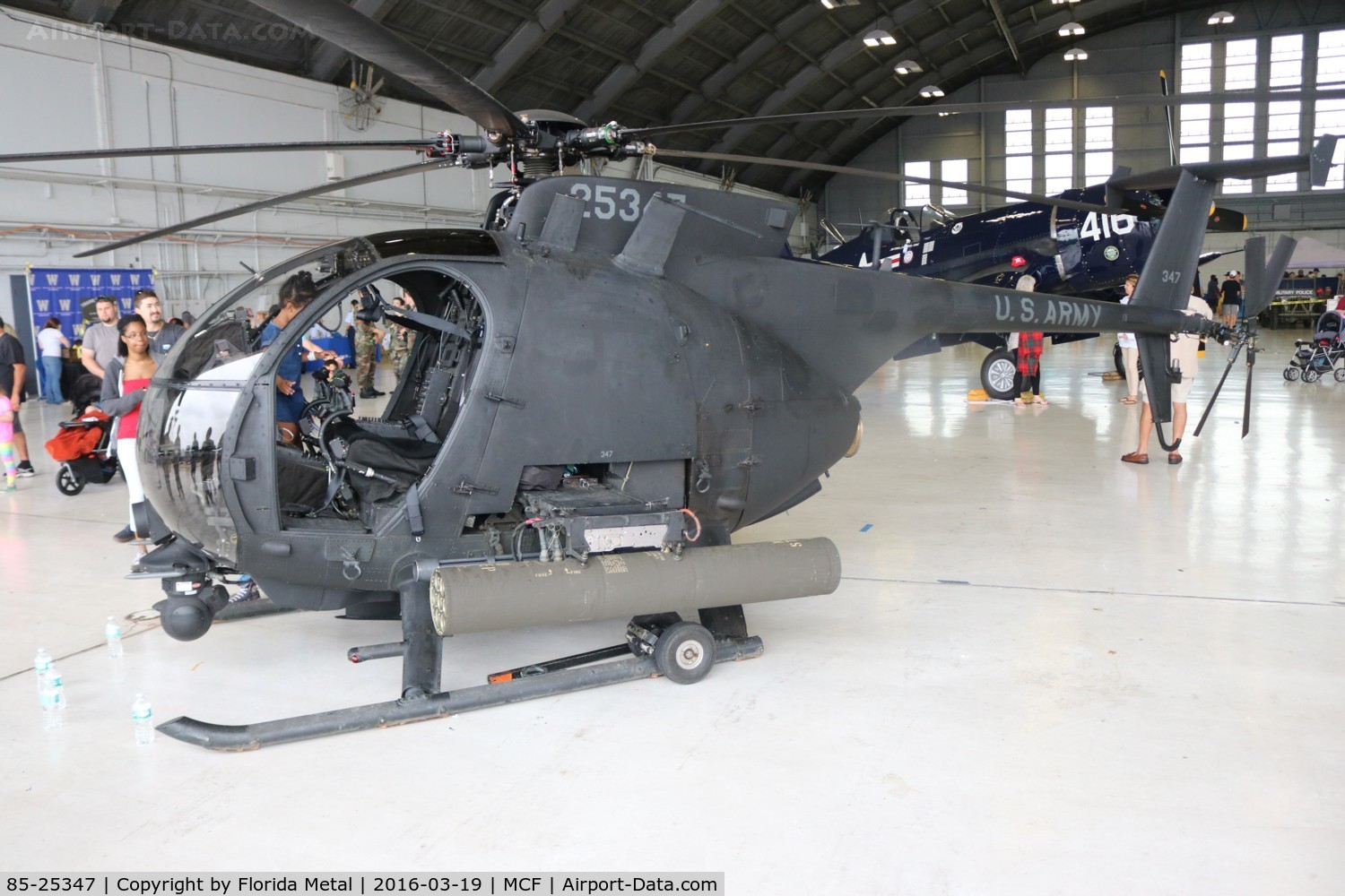 85-25347, 1985 McDonnell Douglas AH-6F C/N 0163E, AH-6F