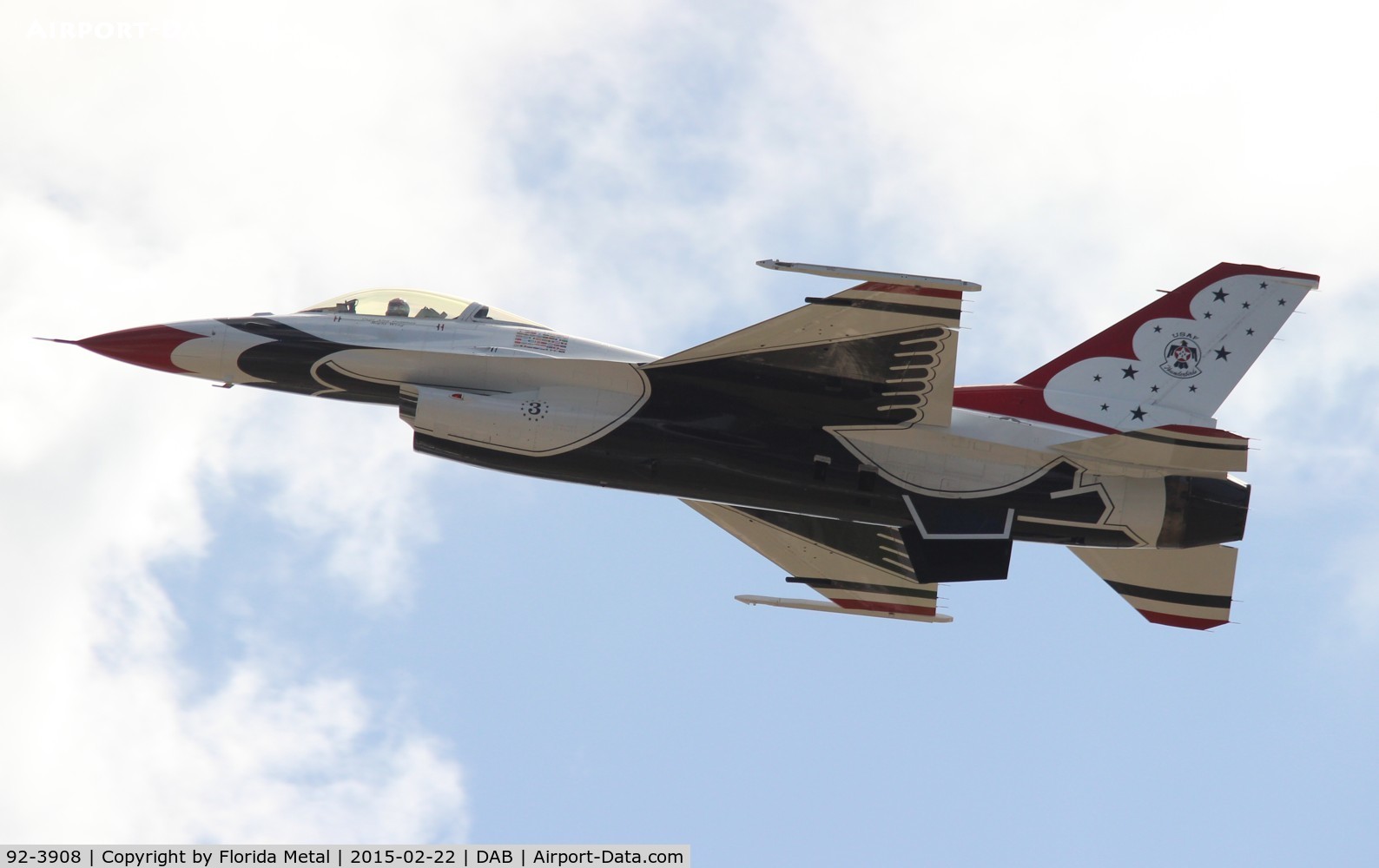 92-3908, 1992 General Dynamics F-16CM Fighting Falcon C/N CC-150, Thunderbirds