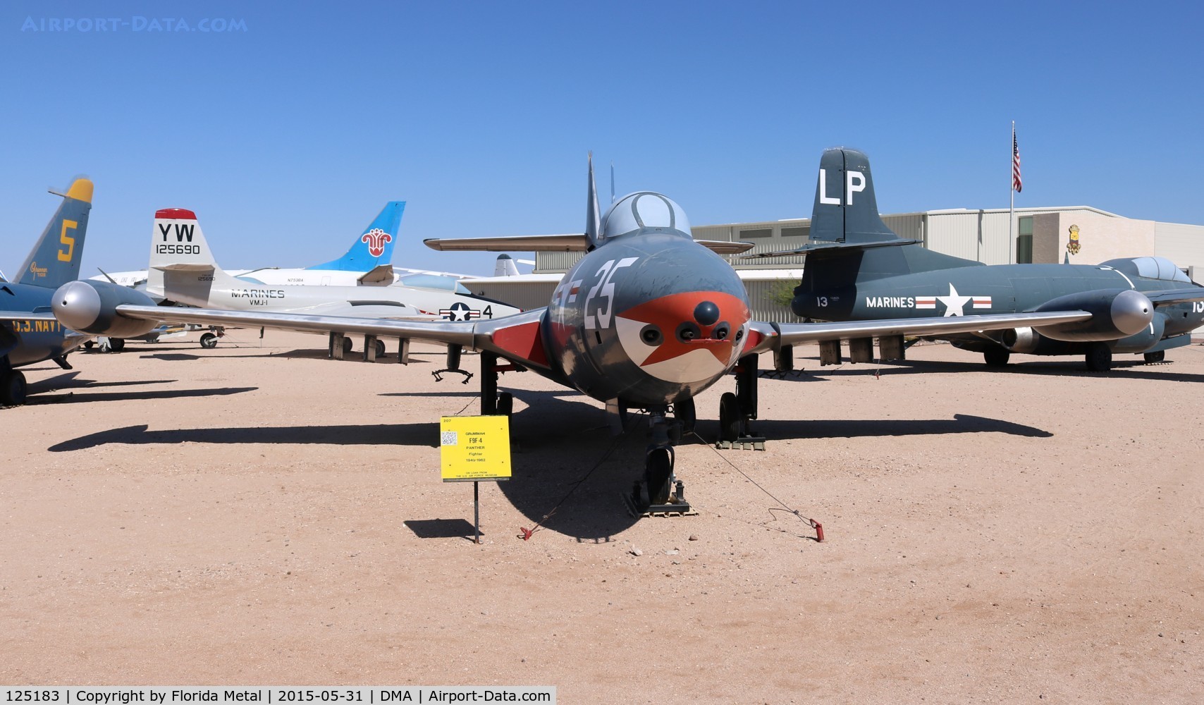 125183, Grumman F9F-5 Panther C/N Not found 125183, F9F-5 Panther