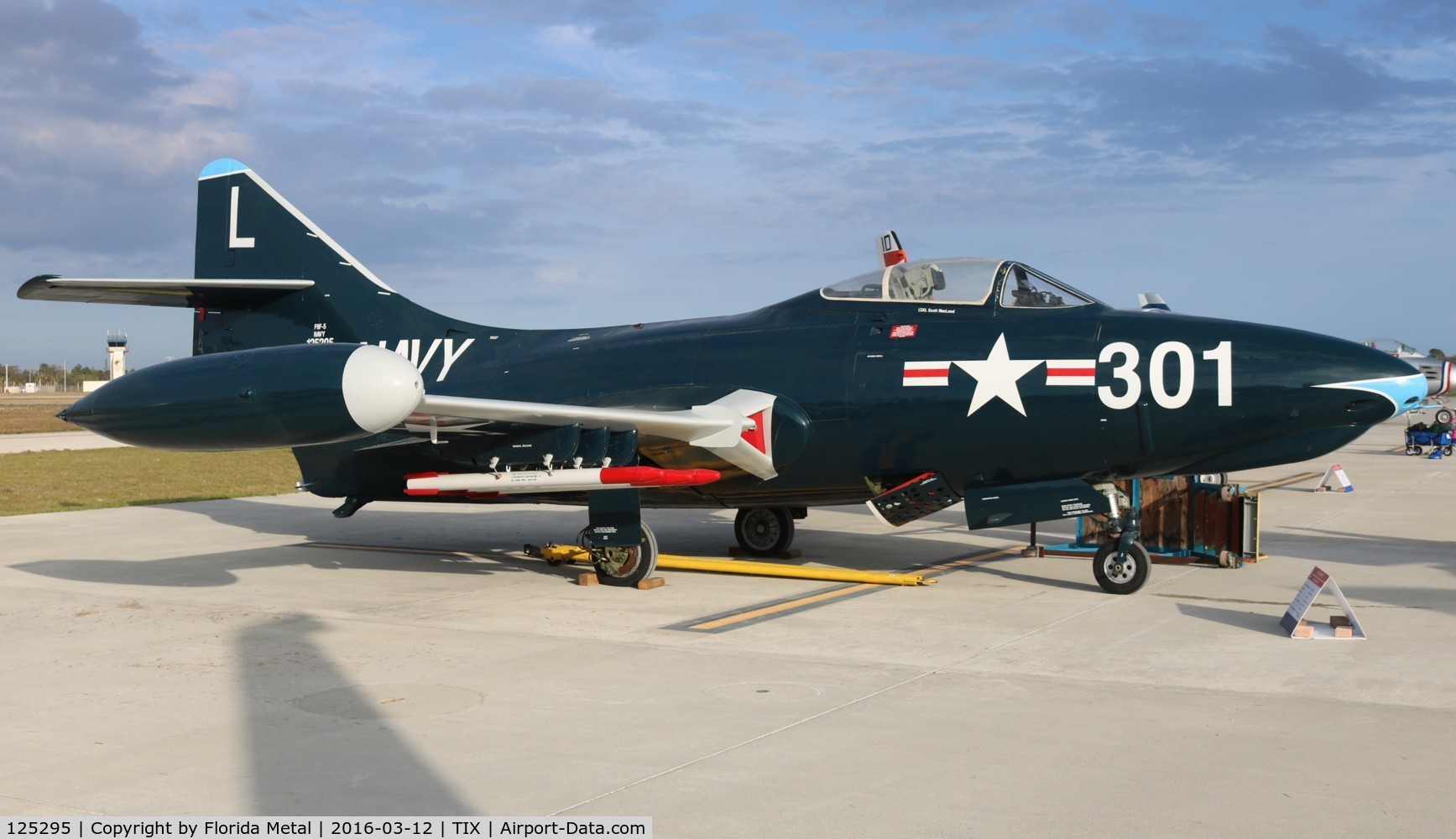 125295, Grumman F9F-5 Panther C/N Not found 125295, F9F-5 Panther