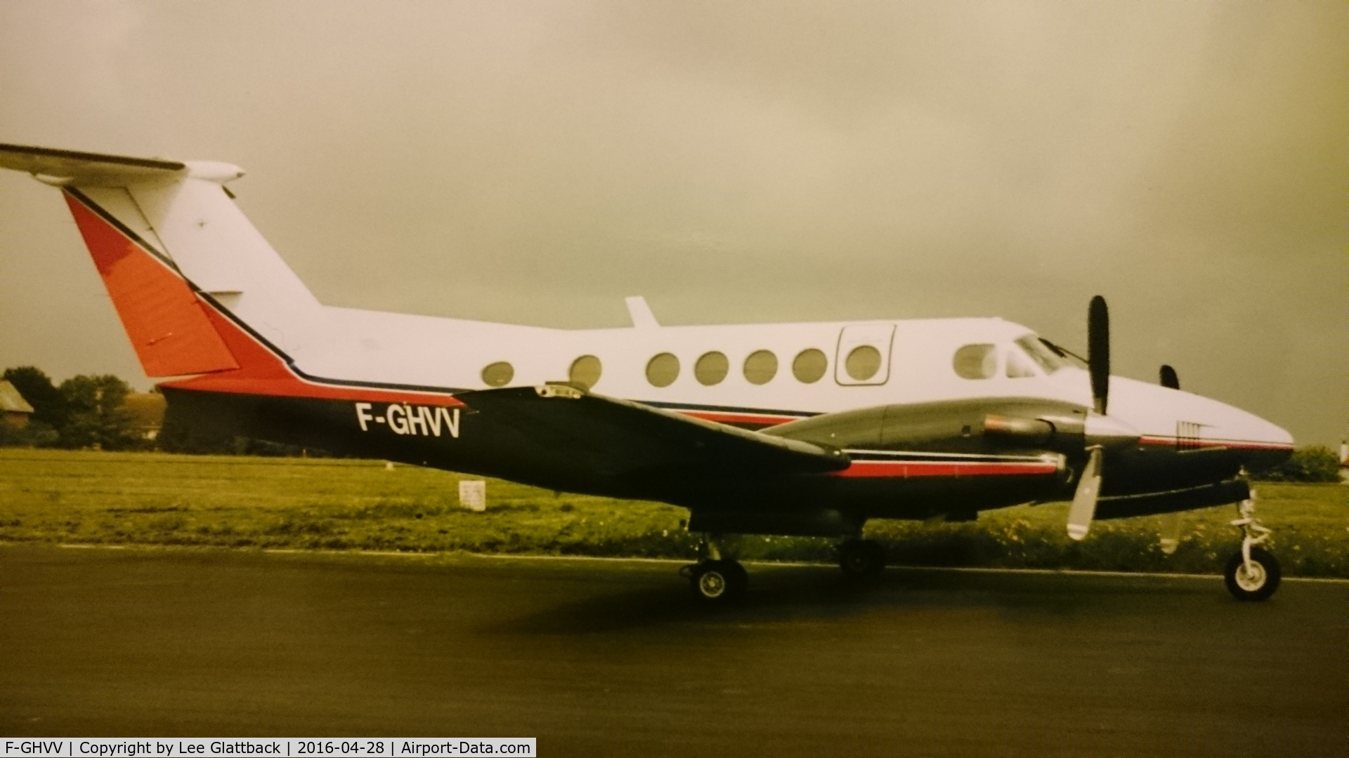 F-GHVV, 1980 Beech 200 Super King Air C/N BB-676, Plymouth Airport
