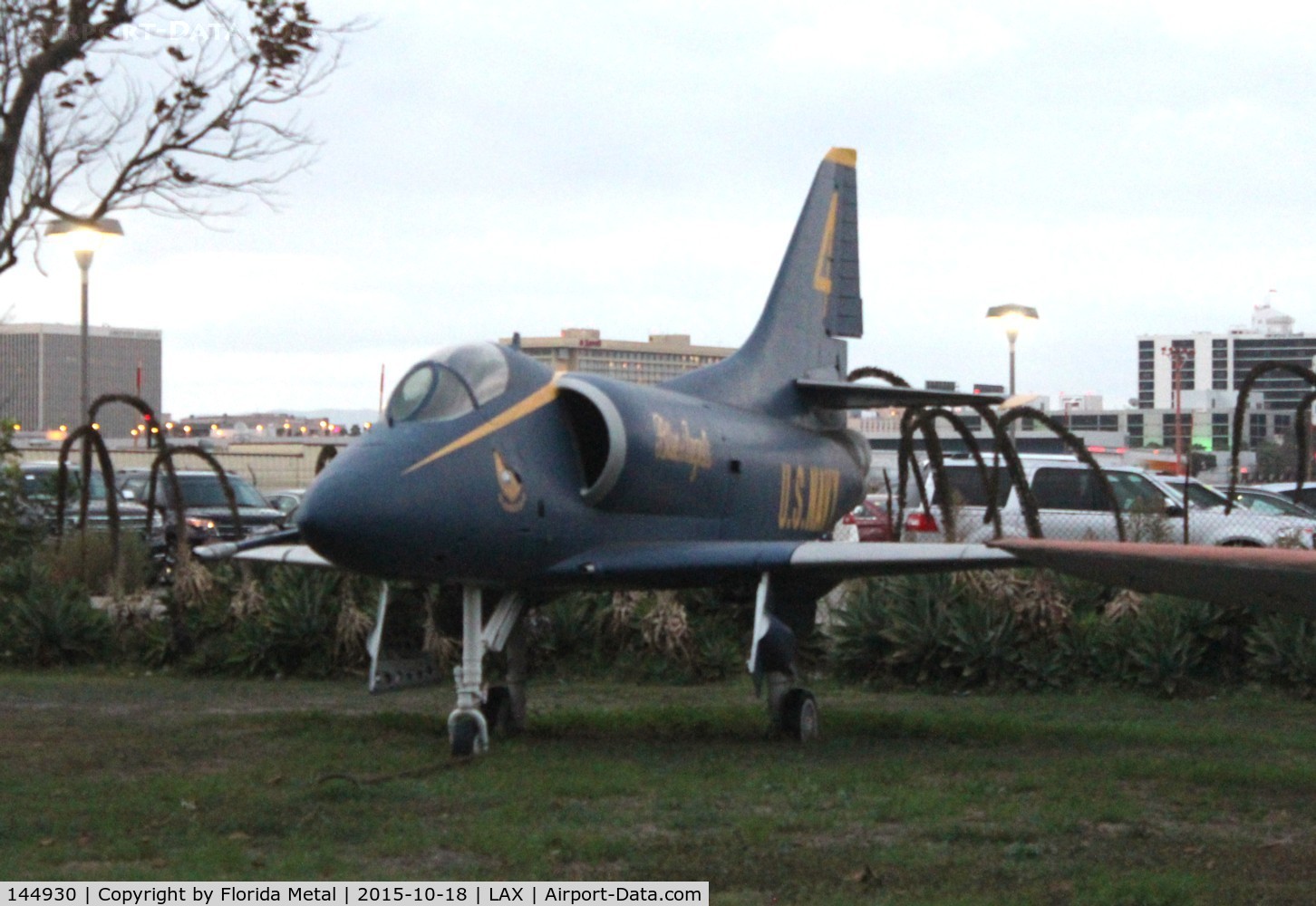 144930, Douglas A-4B Skyhawk C/N 12176, A-4B Skyhawk in Blue Angels colors