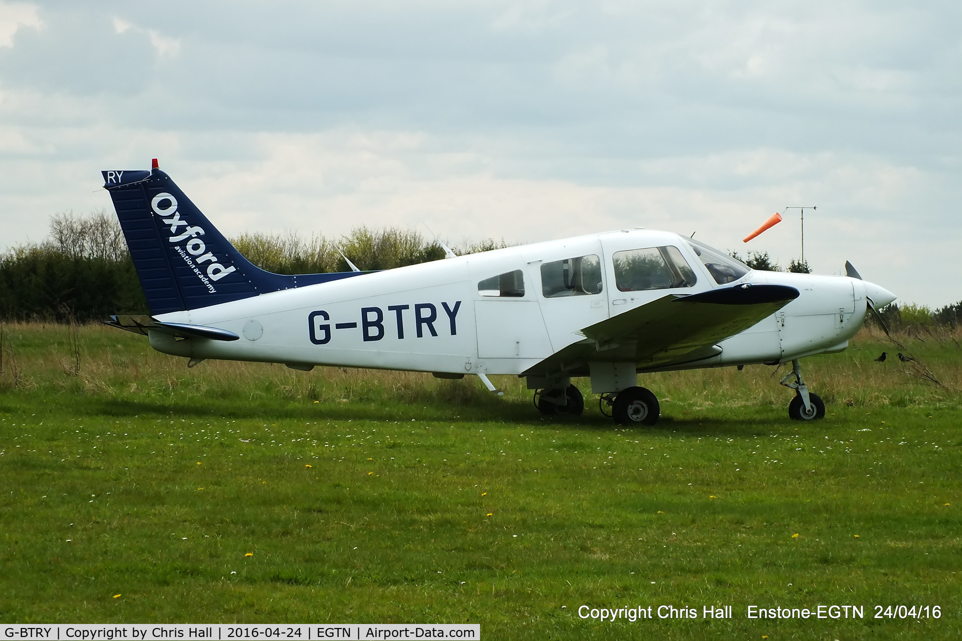 G-BTRY, 1981 Piper PA-28-161 Cherokee Warrior II C/N 28-8116190, at Enstone airfield