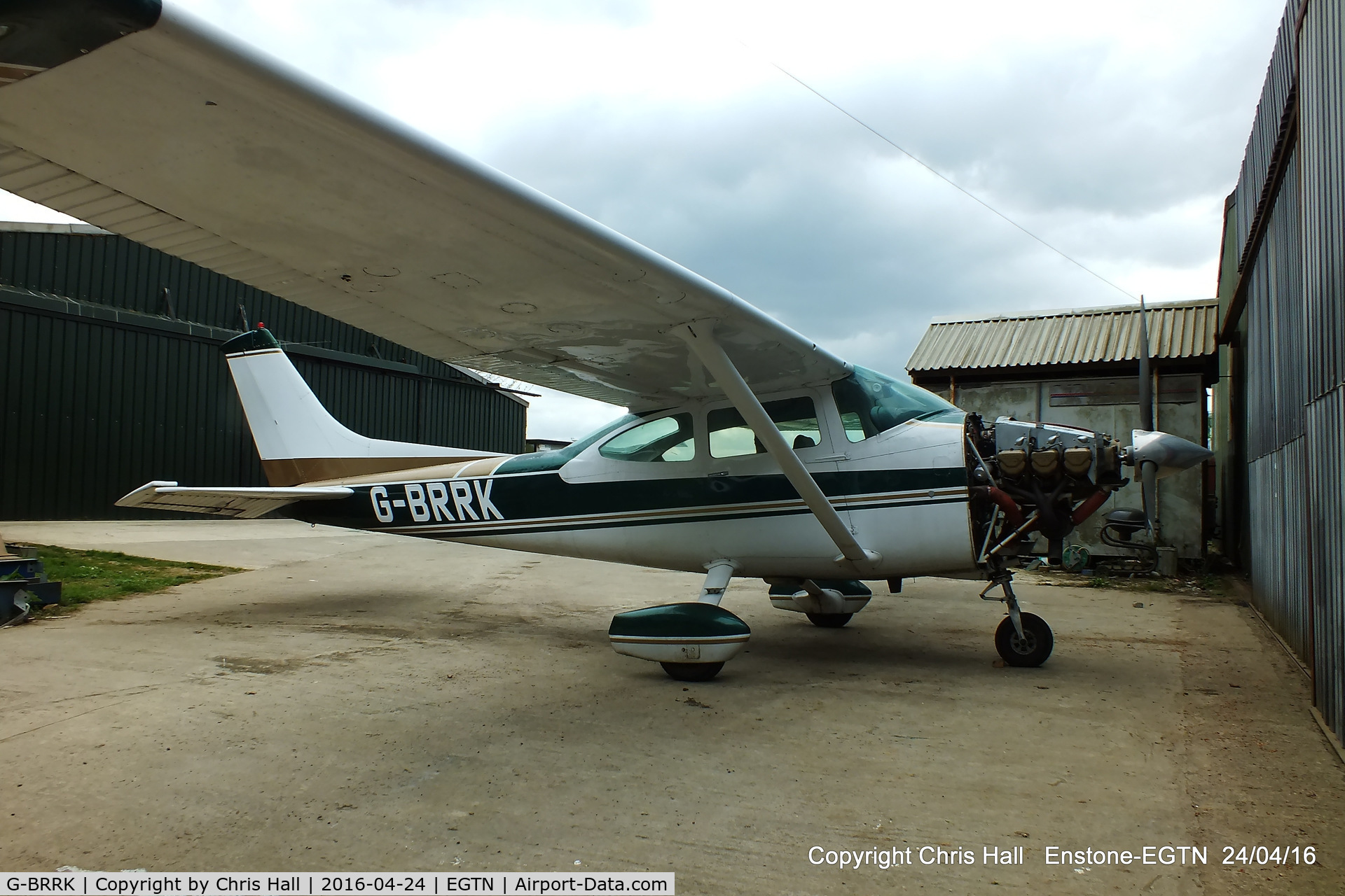 G-BRRK, 1977 Cessna 182Q Skylane C/N 182-66160, at Enstone airfield