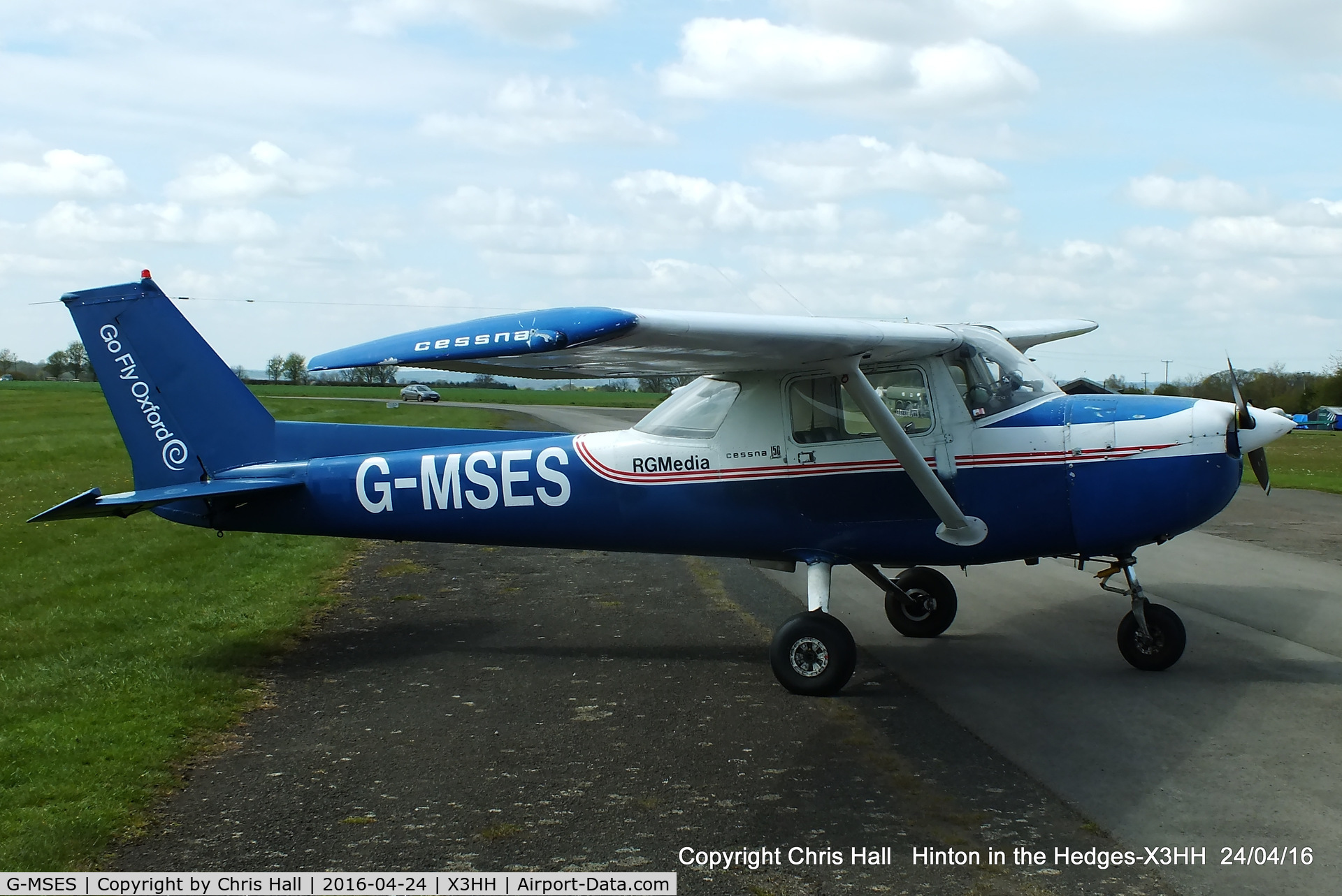 G-MSES, 1972 Cessna 150L C/N 150-72747, at Hinton in the Hedges