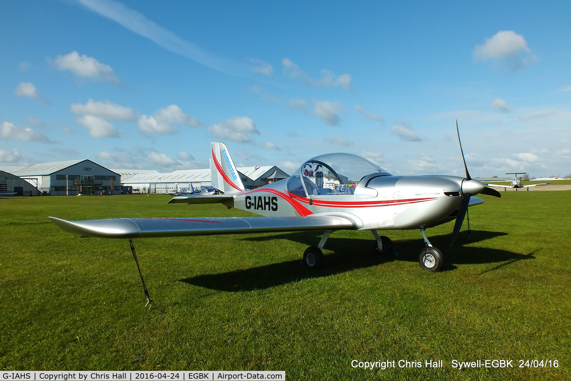 G-IAHS, 2013 Cosmik EV-97 TeamEurostar UK C/N 3601, at the EV-97 flyin at Sywell