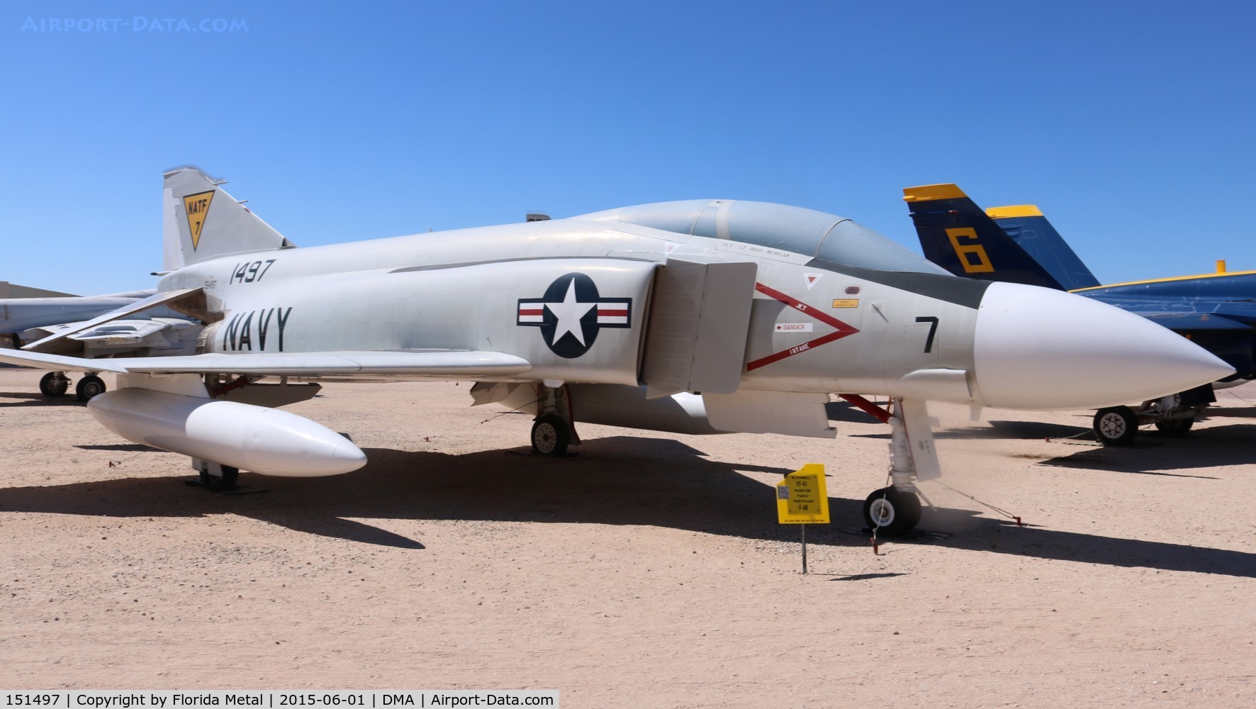 151497, 1964 McDonnell YF-4J Phantom II C/N 655, YF-4J Phantom II