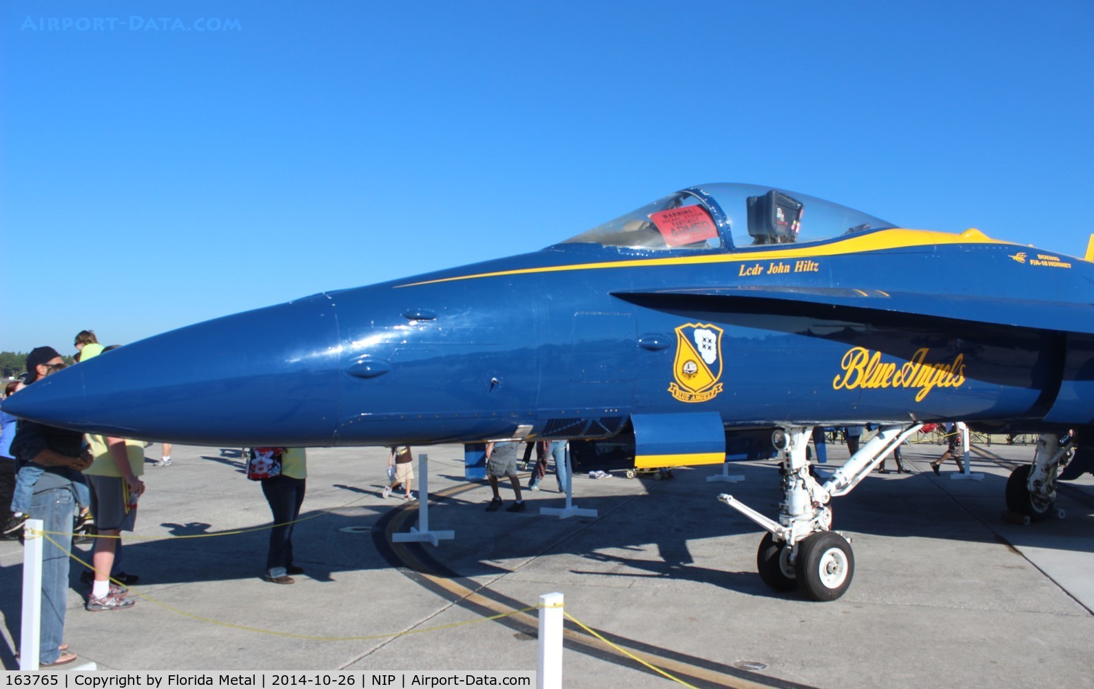 163765, 1989 McDonnell Douglas F/A 18C Hornet C/N 0845/C122, Blue Angels