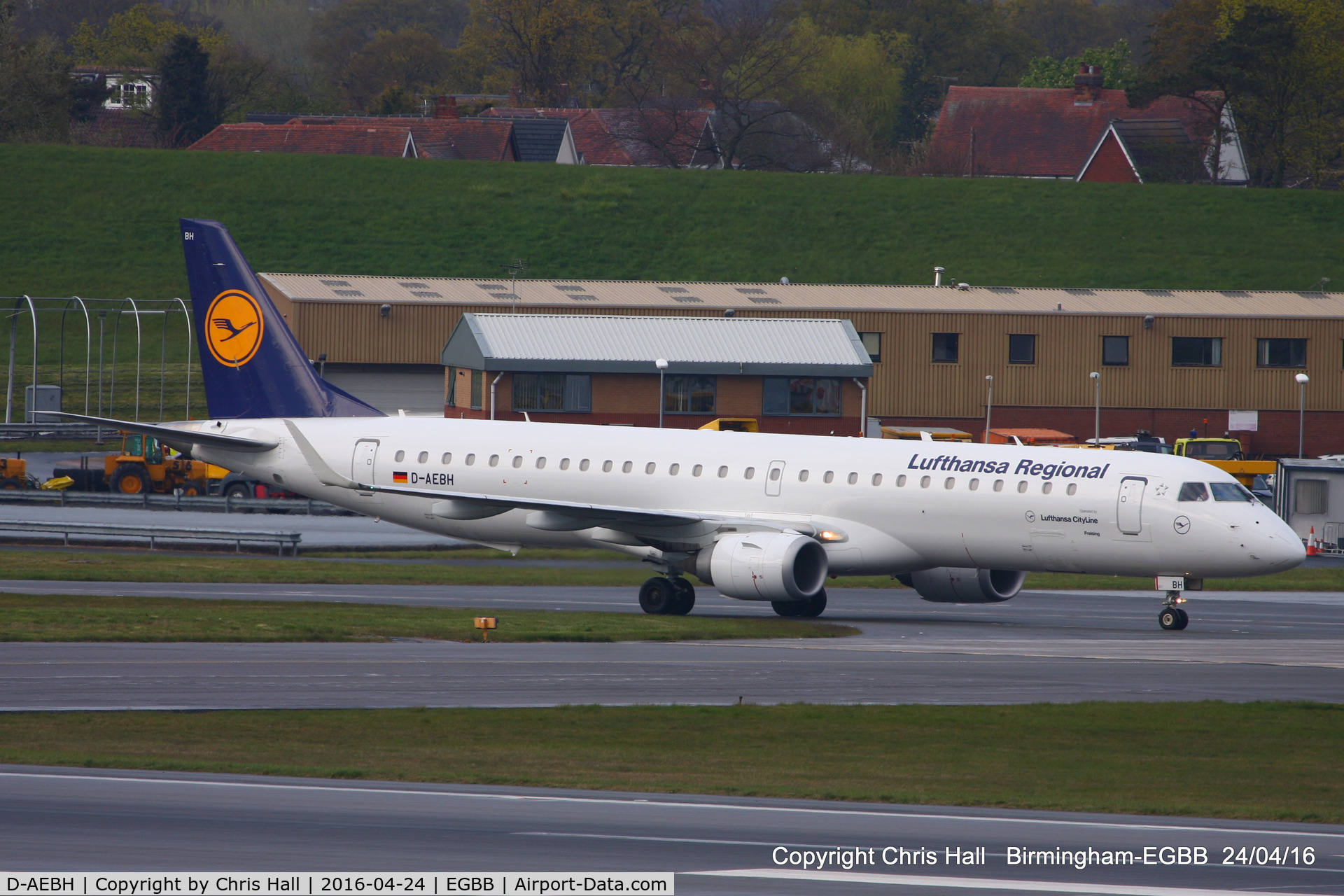 D-AEBH, 2011 Embraer 195LR (ERJ-190-200LR) C/N 19000447, Lufthansa
