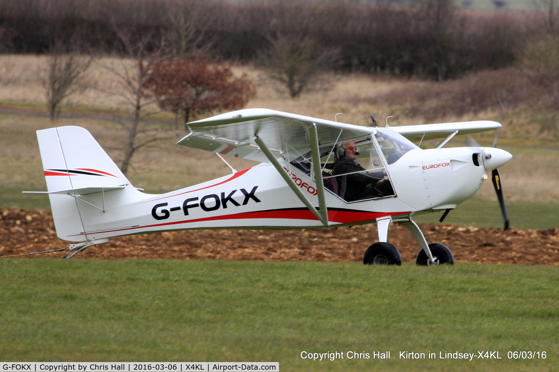 G-FOKX, 2015 Aeropro Eurofox 912(S) C/N LAA 376-15272, at Kirton in Lyndsey