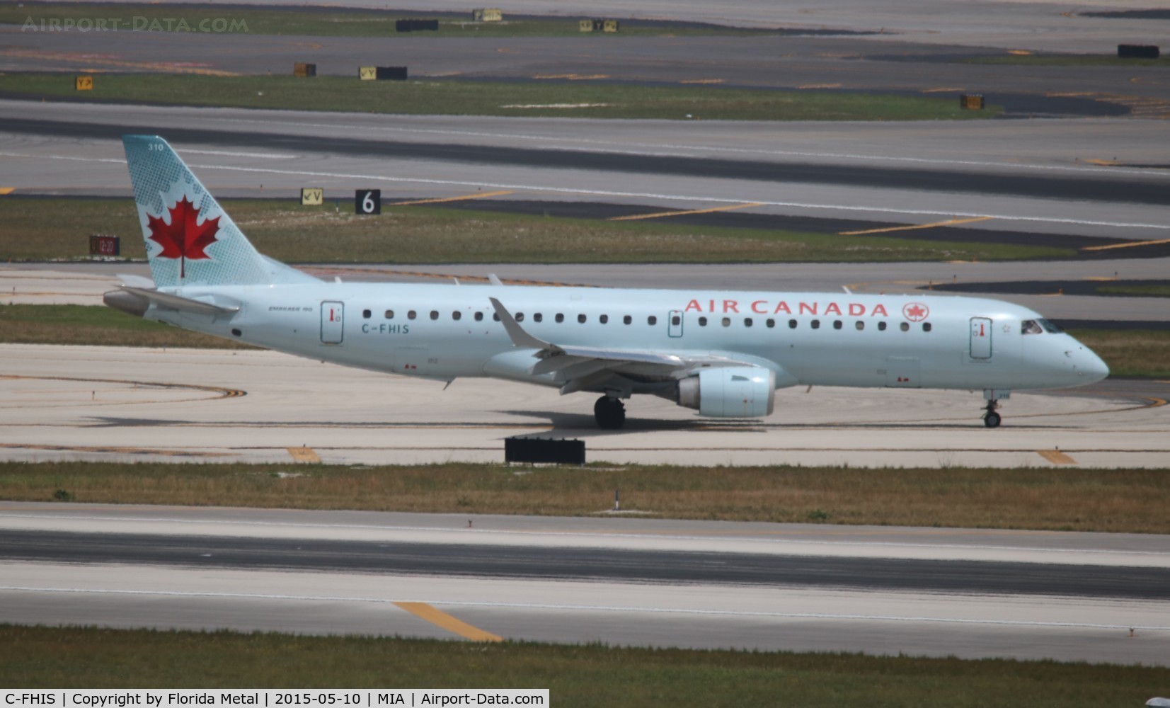 C-FHIS, 2006 Embraer 190AR (ERJ-190-100IGW) C/N 19000036, Air Canada