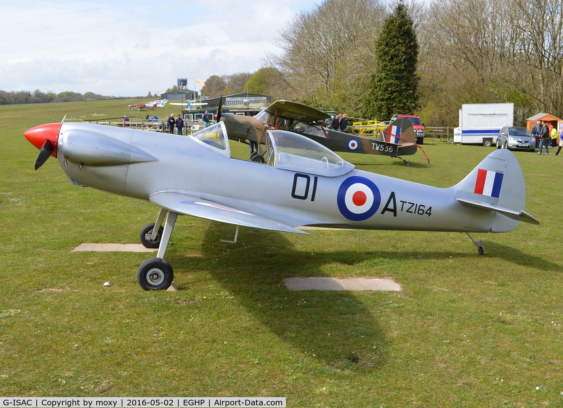 G-ISAC, 2015 Isaacs Spitfire C/N LAA 027-15134, Isaacs Spitfire at Popham.