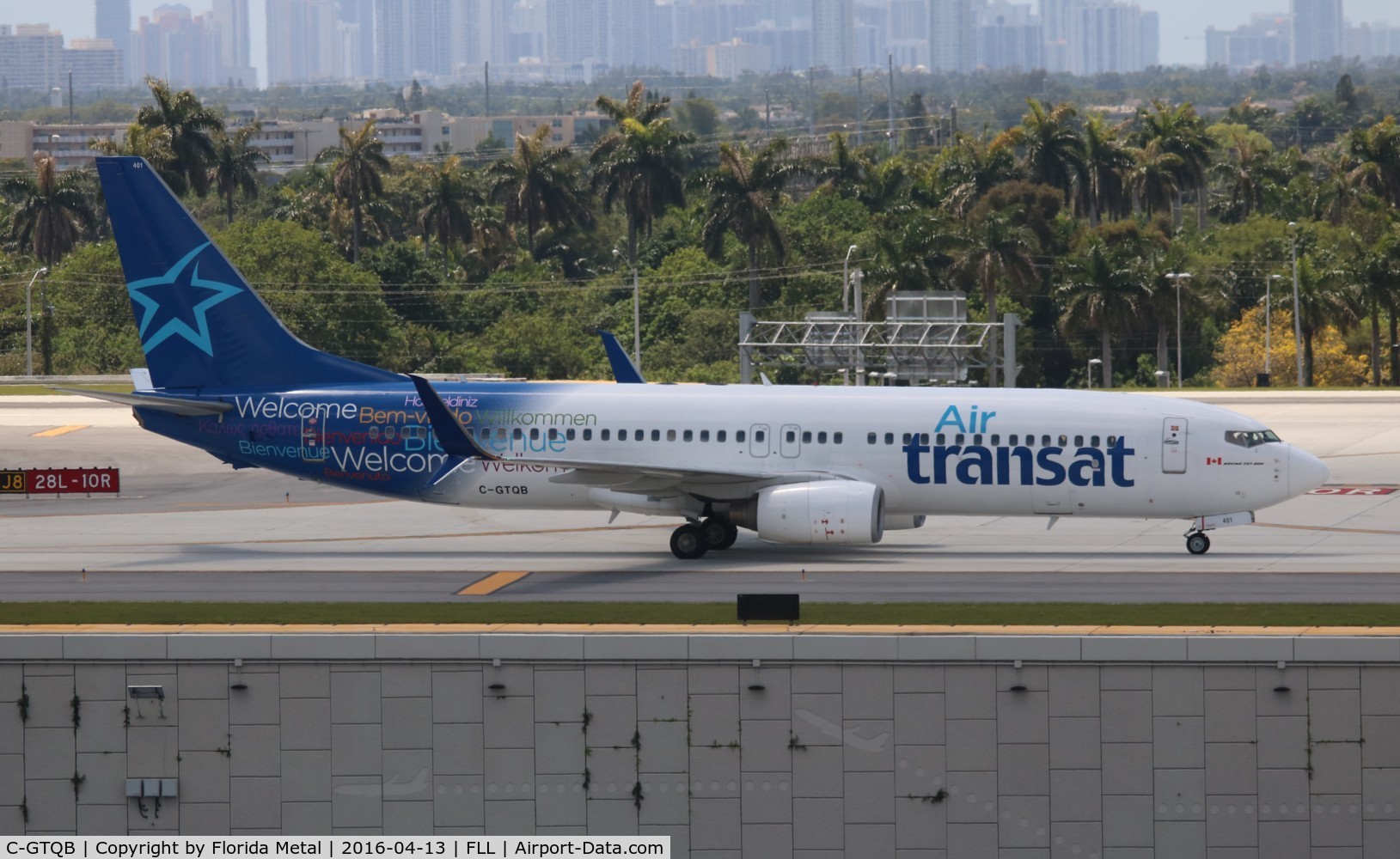 C-GTQB, 2006 Boeing 737-8Q8 C/N 30696, Air Transat