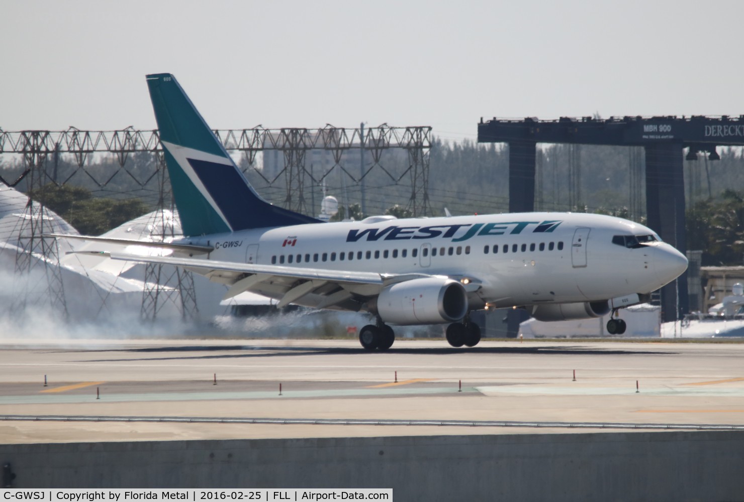 C-GWSJ, 2006 Boeing 737-6CT C/N 34621, Westjet